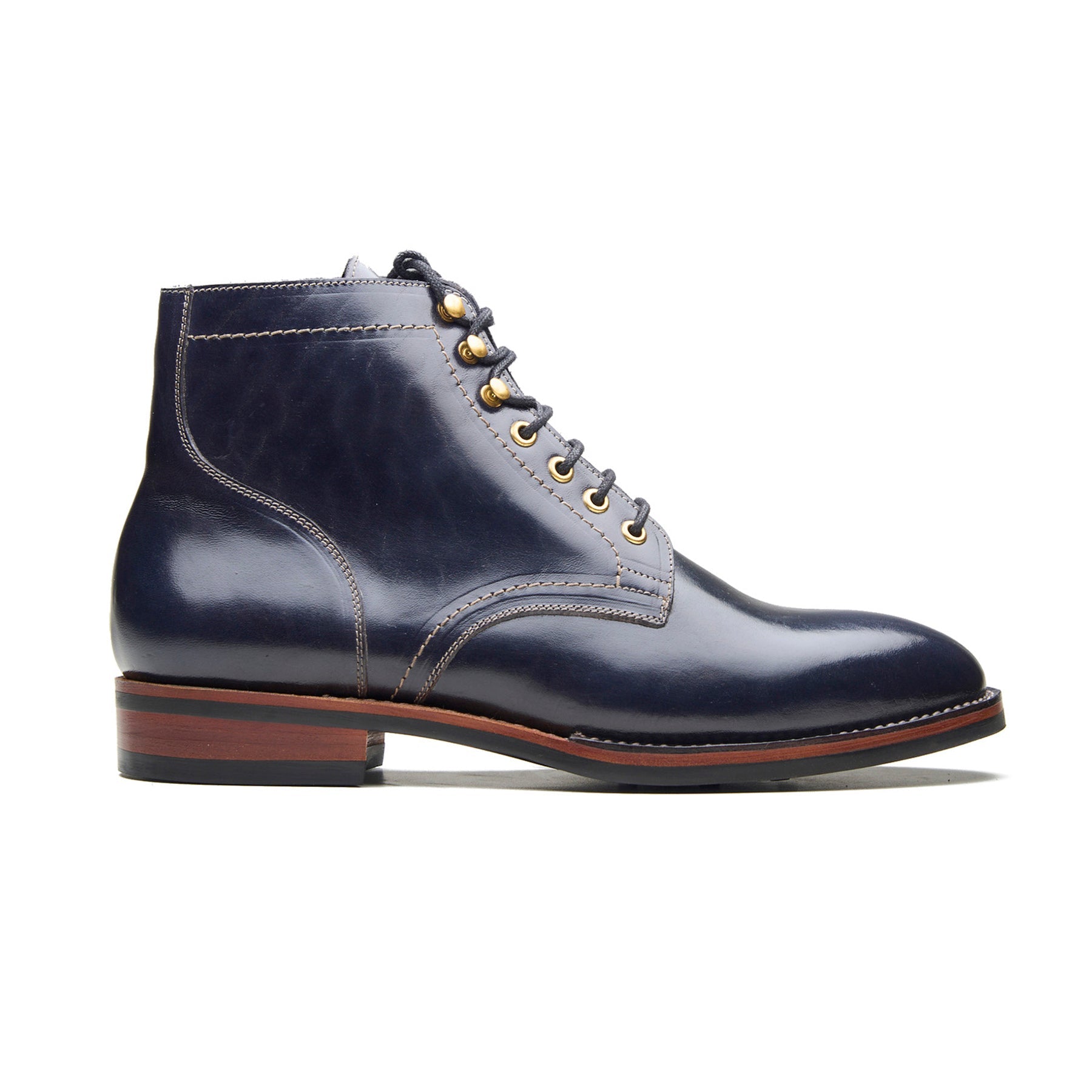 Rudiger, Service Boot - Navy Horserump | Service Boots Rudiger, Service Boot - Navy Horserump | Service Boots