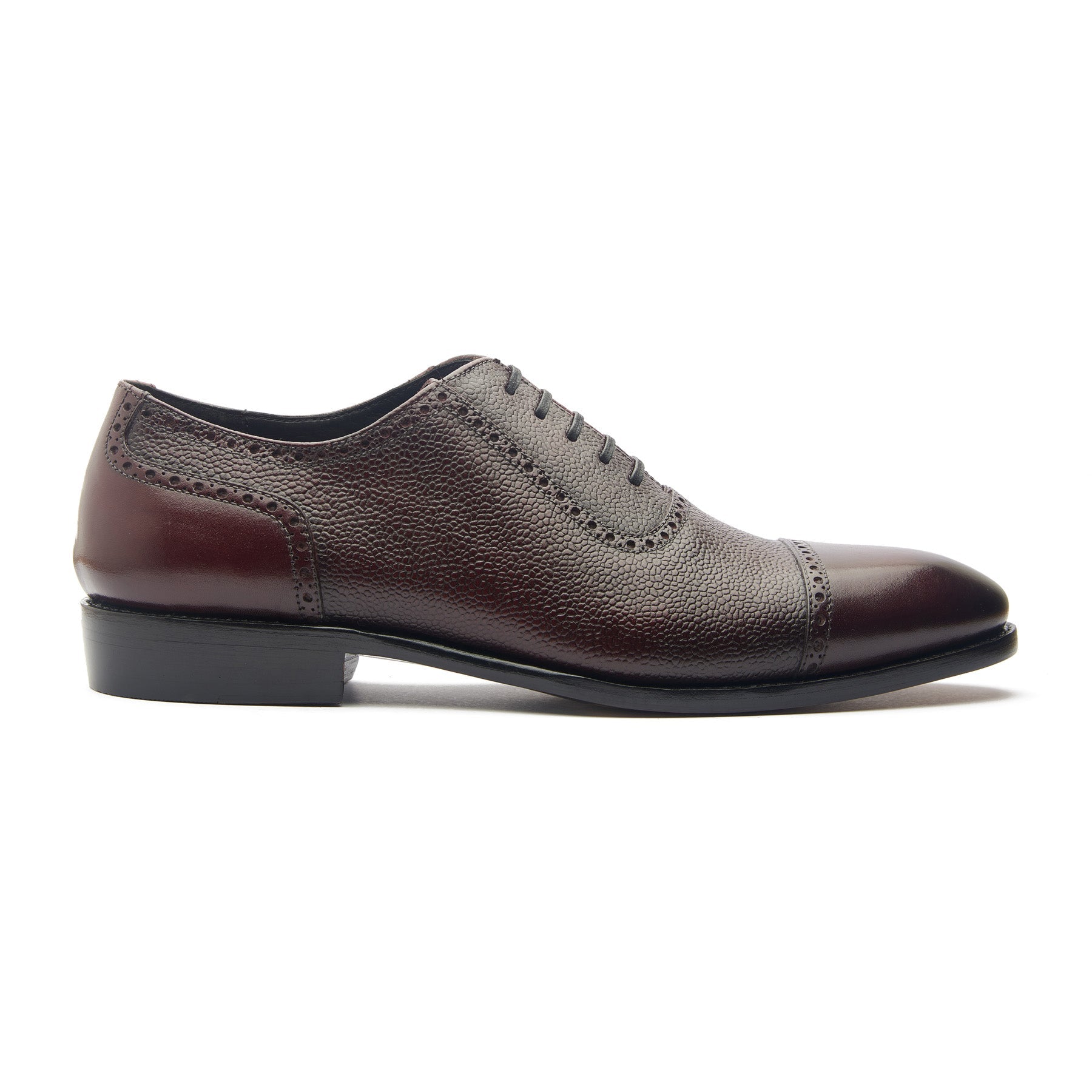 Huayra, Adelaide Oxford - Burgundy Pebble Grain | Hand Welted Contemporary Classics US 6.5 / EU 39 / UK 5.5