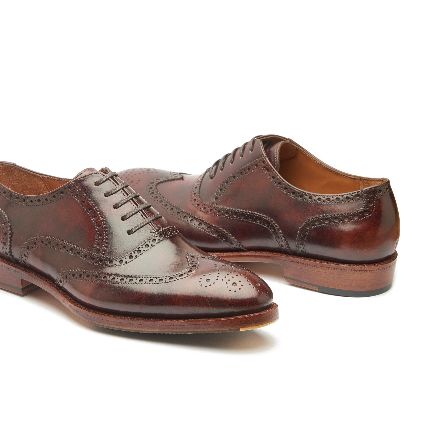 Marcell, Full Brogue Oxford - Chestnut Musuem Calf | Classics