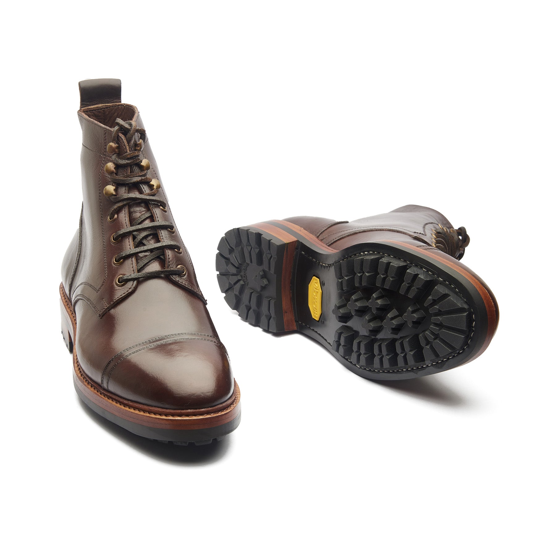 Dixon, Cap-Toe Derby Boot - Chromexcel Brown | Hand Welted Service Boots
