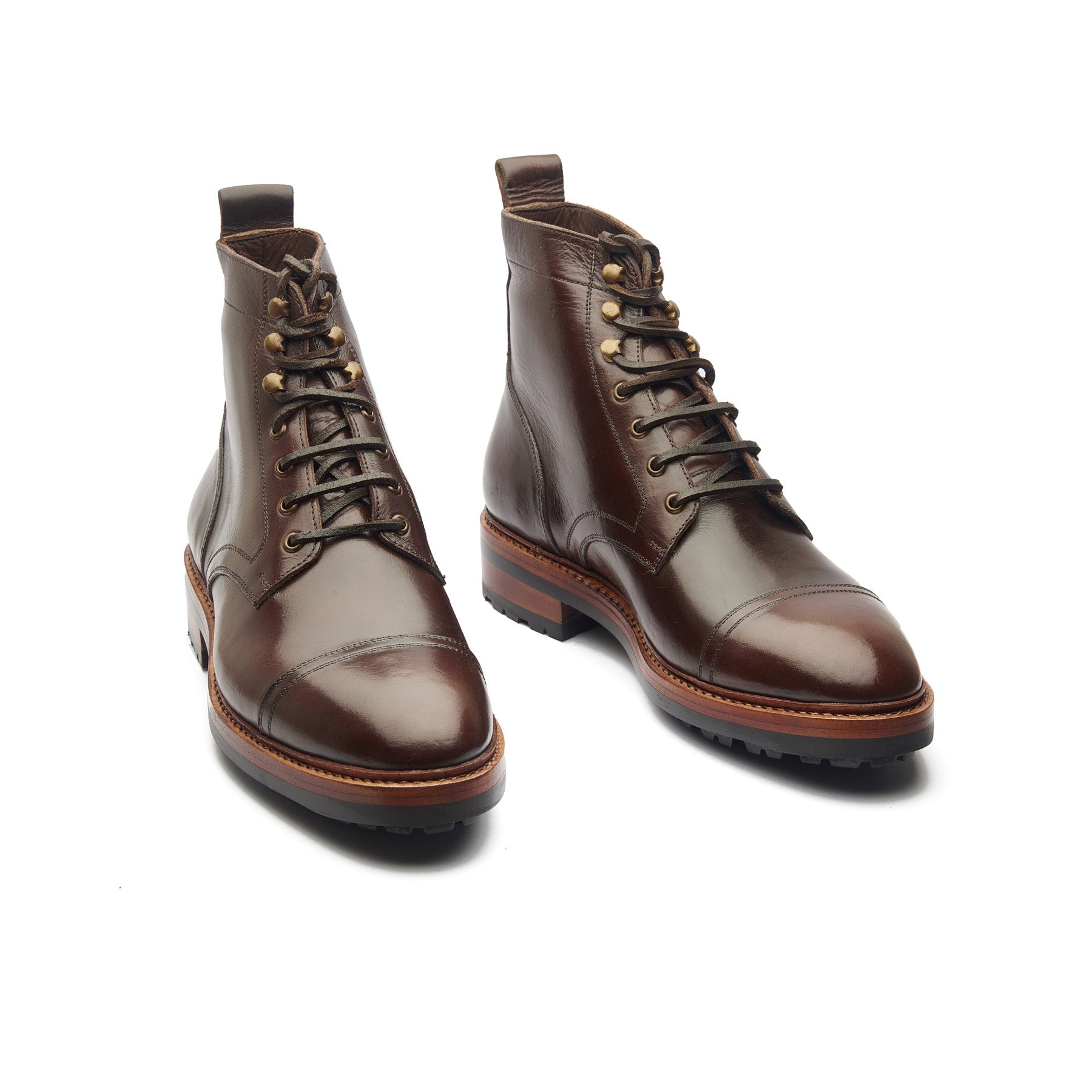 Dixon, Cap-Toe Derby Boot - Chromexcel Brown | Hand Welted Service Boots