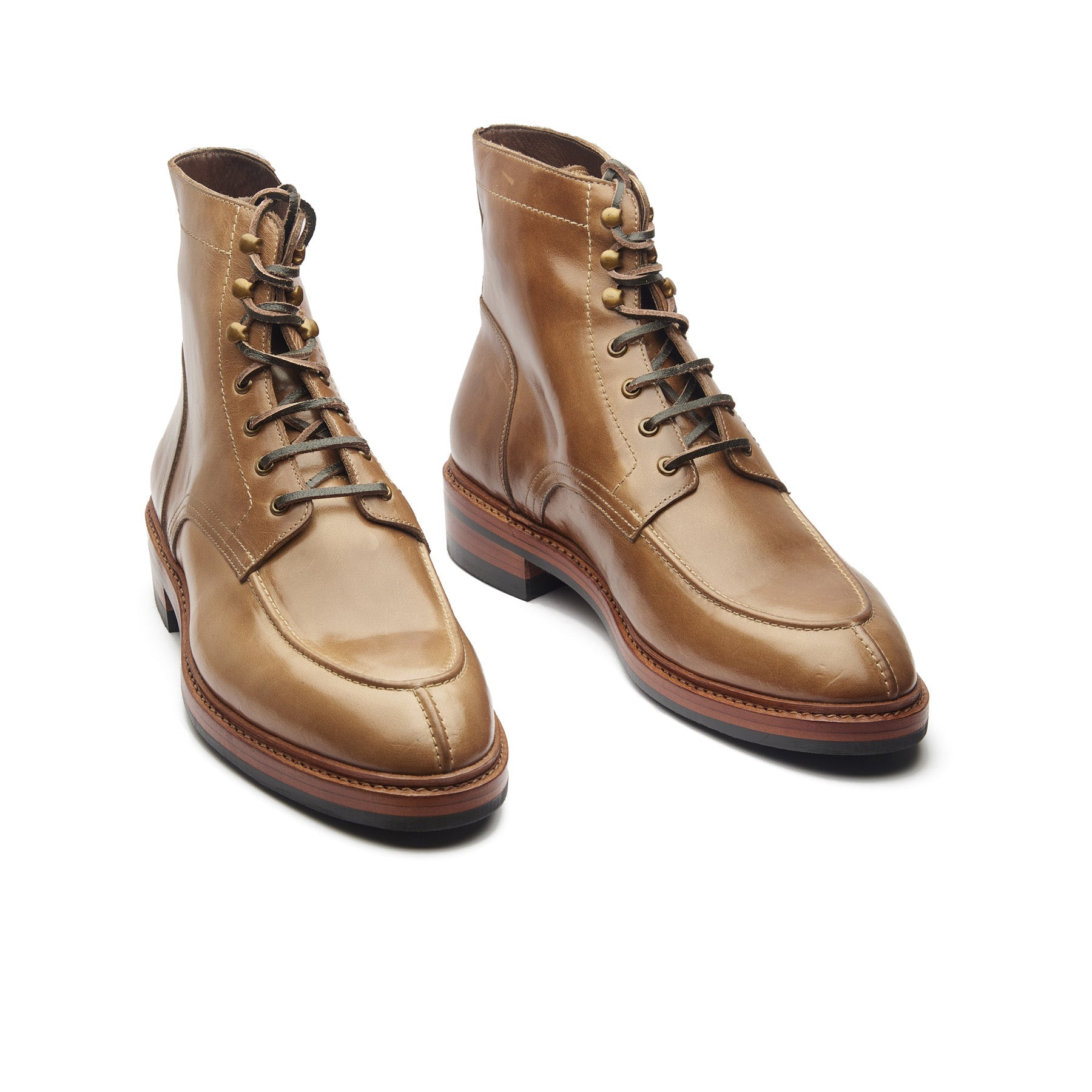 Fred, Norwegian Toe Boot - Natural Chromexcel | Hand Welted Boots 2.0
