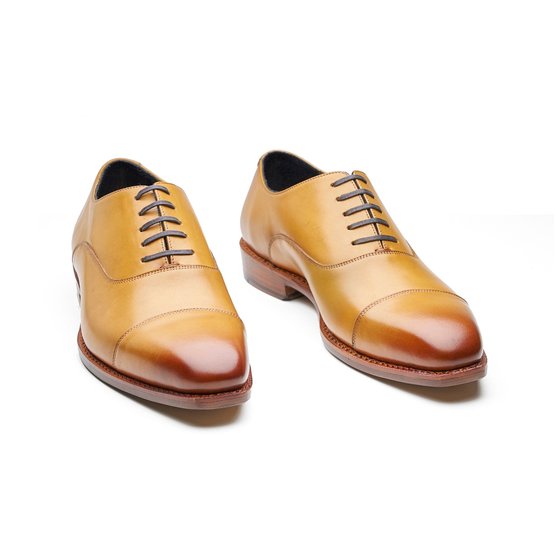 Oscar, Cap-toe Oxford - Mustard | Hand Welted | Classics Collection