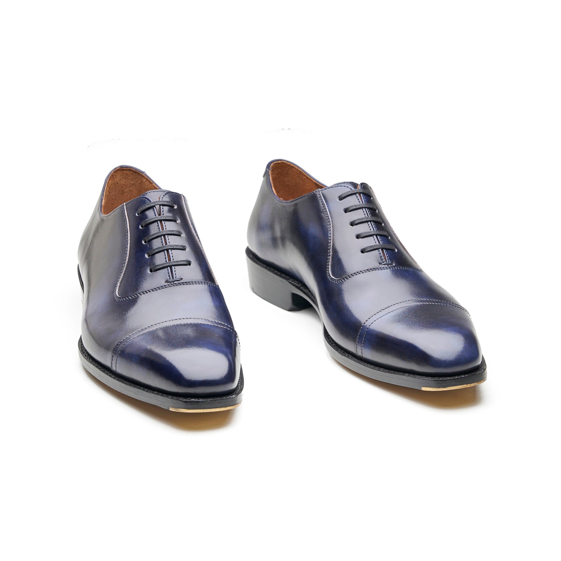 Adele, Adelaide Oxford - Navy Museum Calf | Hand Welted Contemporary Classics