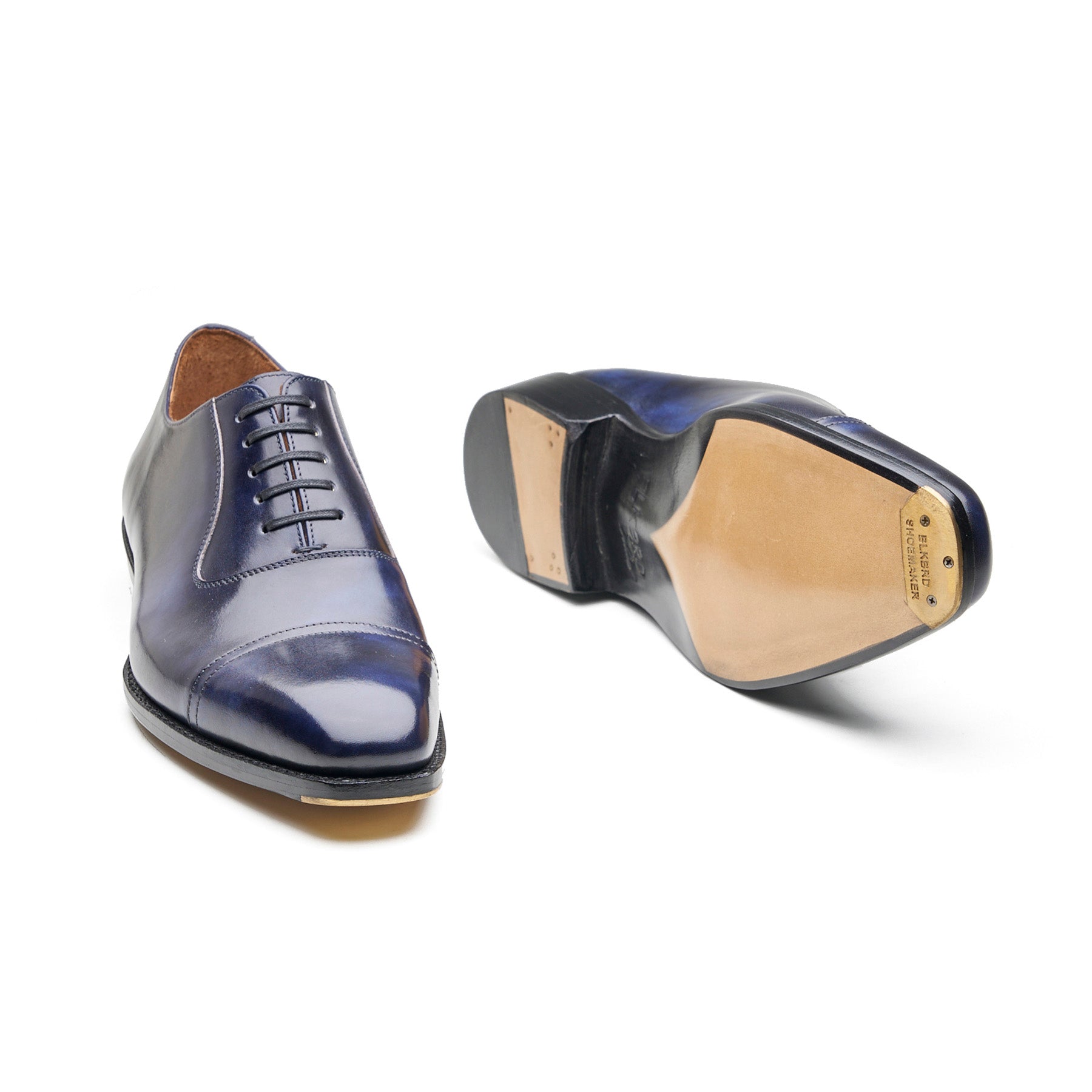 Adele, Adelaide Oxford - Navy Museum Calf | Hand Welted Contemporary Classics