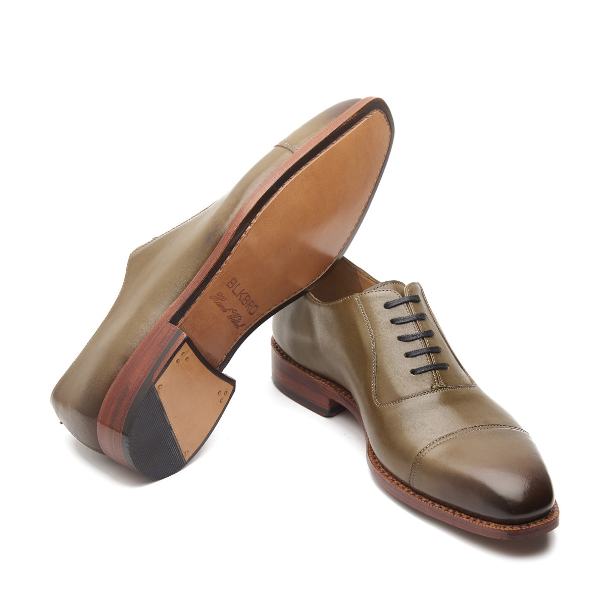 Adele, Adelaide Oxford - Olive | Hand Welted | Summer Colors
