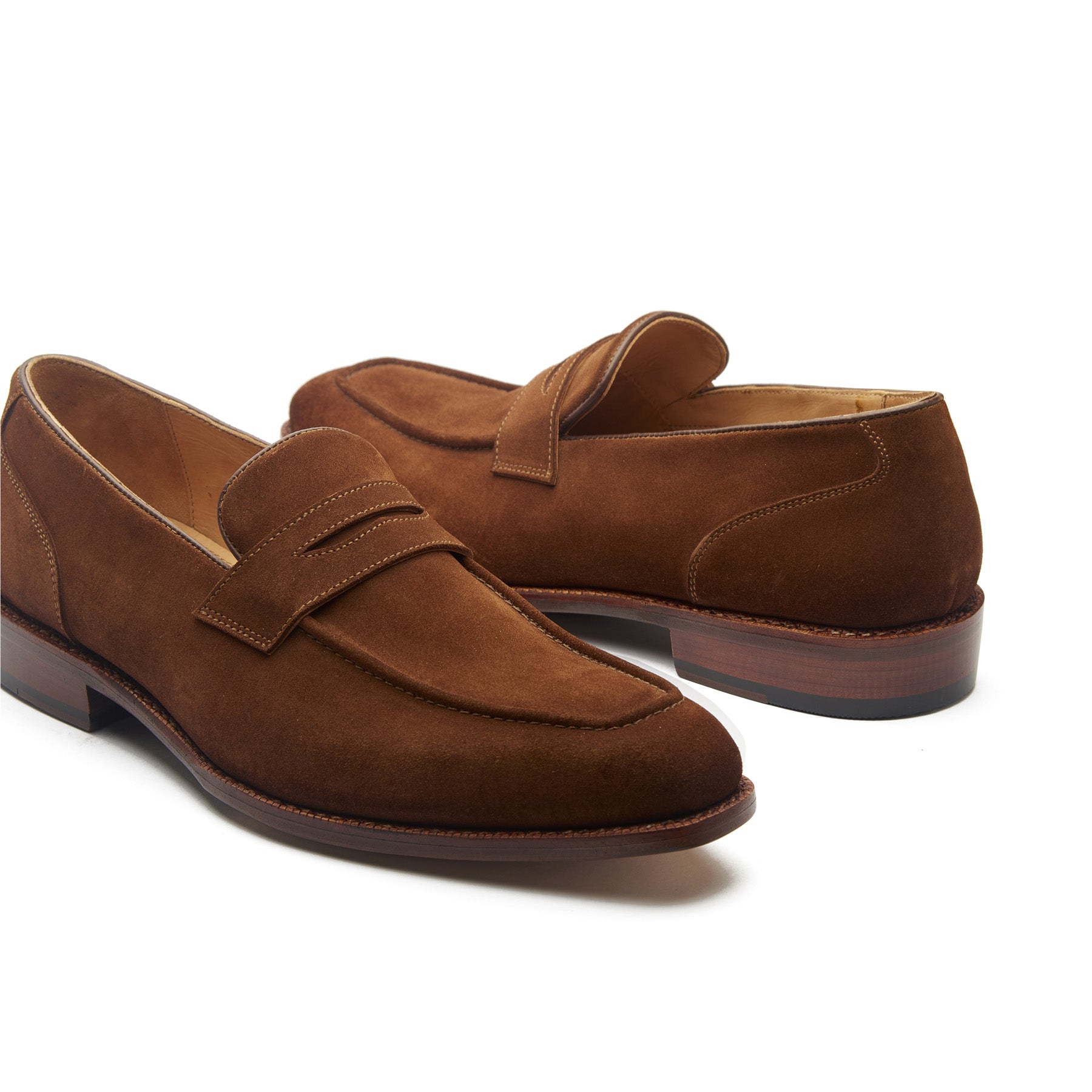 Rocco, Penny Loafer - Castorino Suede French Brown | Summer Classics