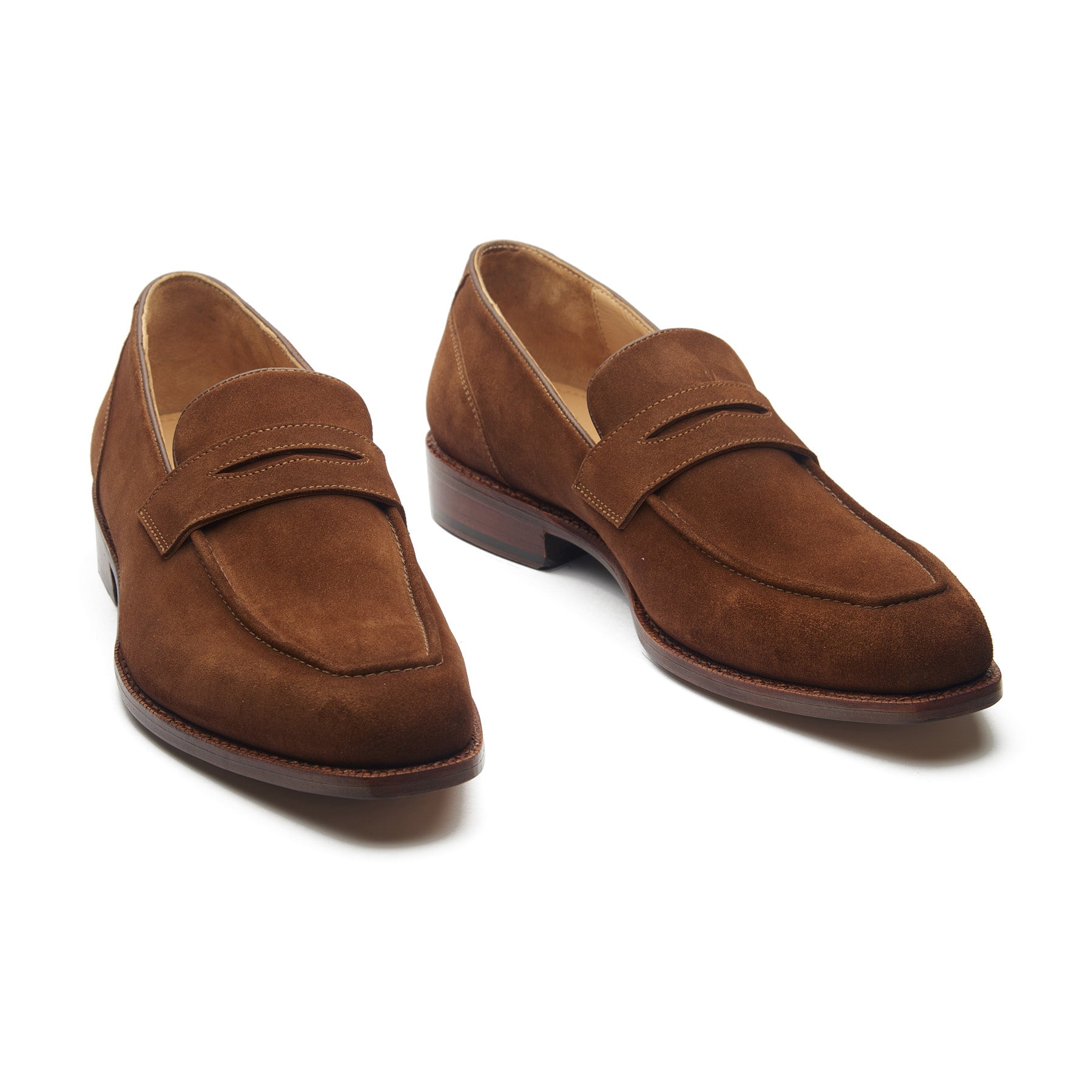 Rocco, Penny Loafer - Castorino Suede French Brown | Summer Classics
