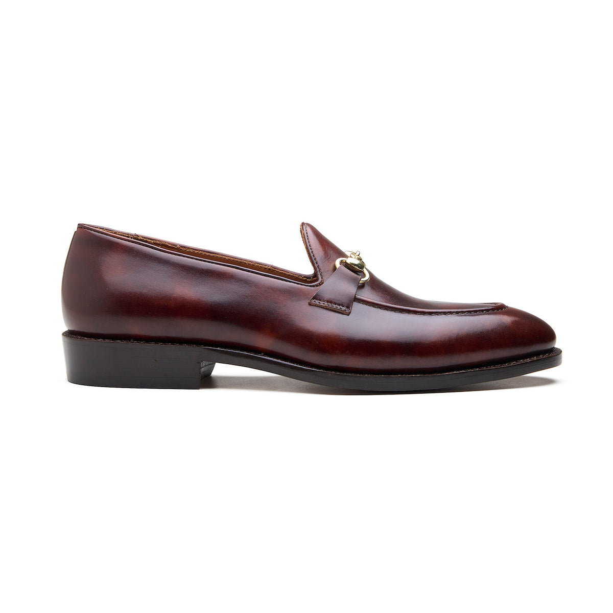 Calfskin Leather Horsebit Loafer Casper, Horsebit Loafer - Chestnut Museum Calf | Hand Welted  main image 4