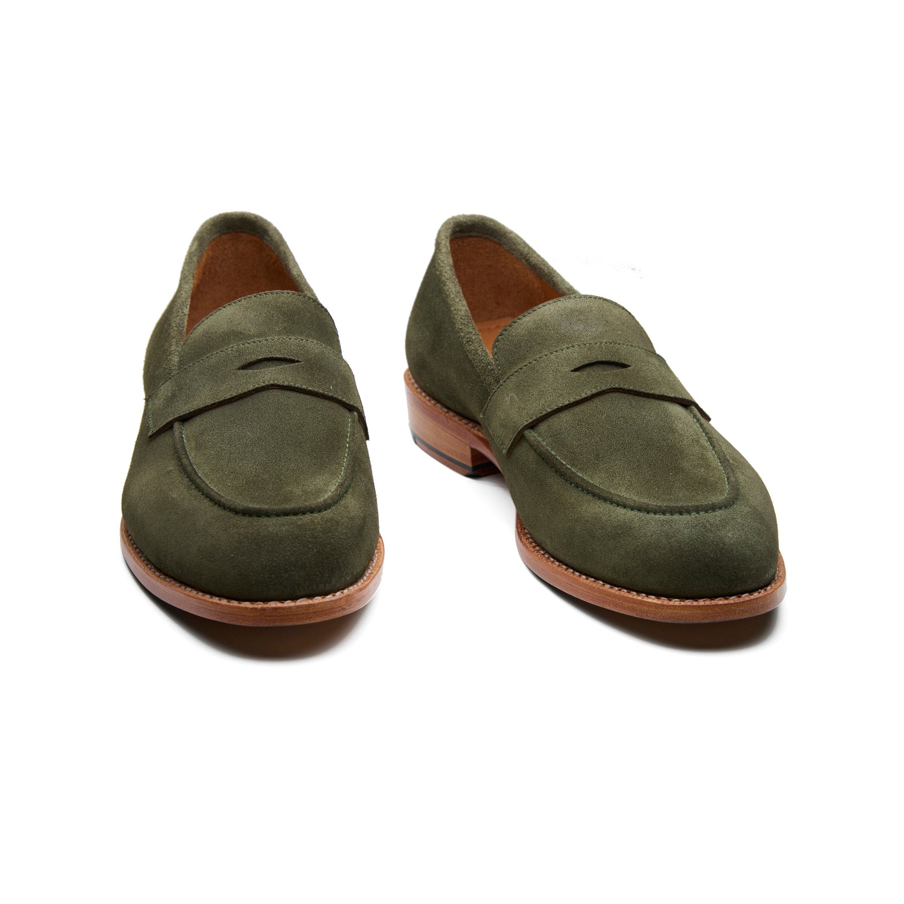 Aurus, Penny Loafer - Grass Go Rain Suede |Summer Classics