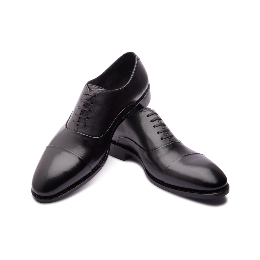 Romero, Cap-toe Oxford - Black | The Classics - BLKBRD SHOEMAKER
