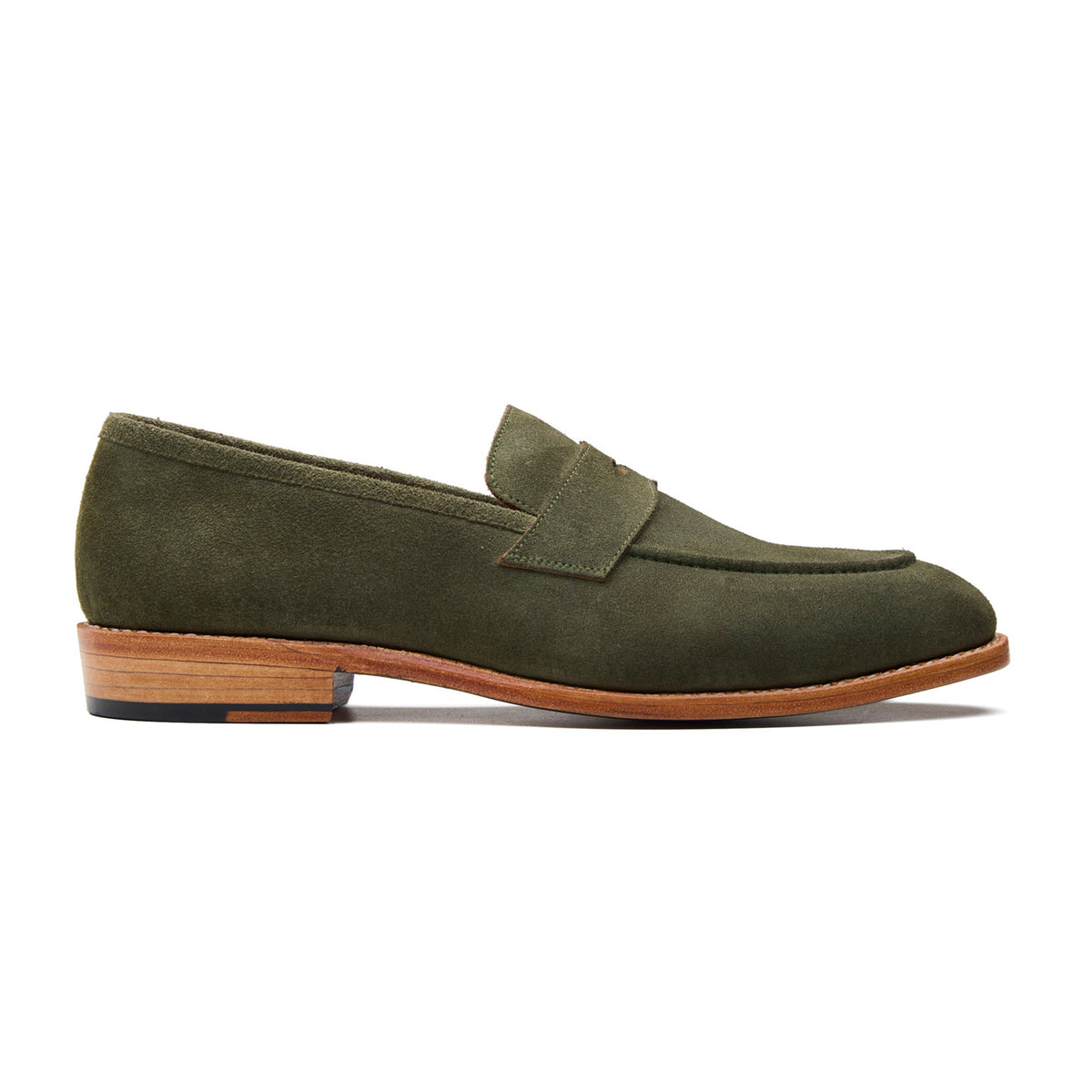 Men\'s Green Loafers US 11 EU 45 10.84 inches 27.5 cm NEW Mens_Relaxed_Loafer_Sage_Suede  main image 2