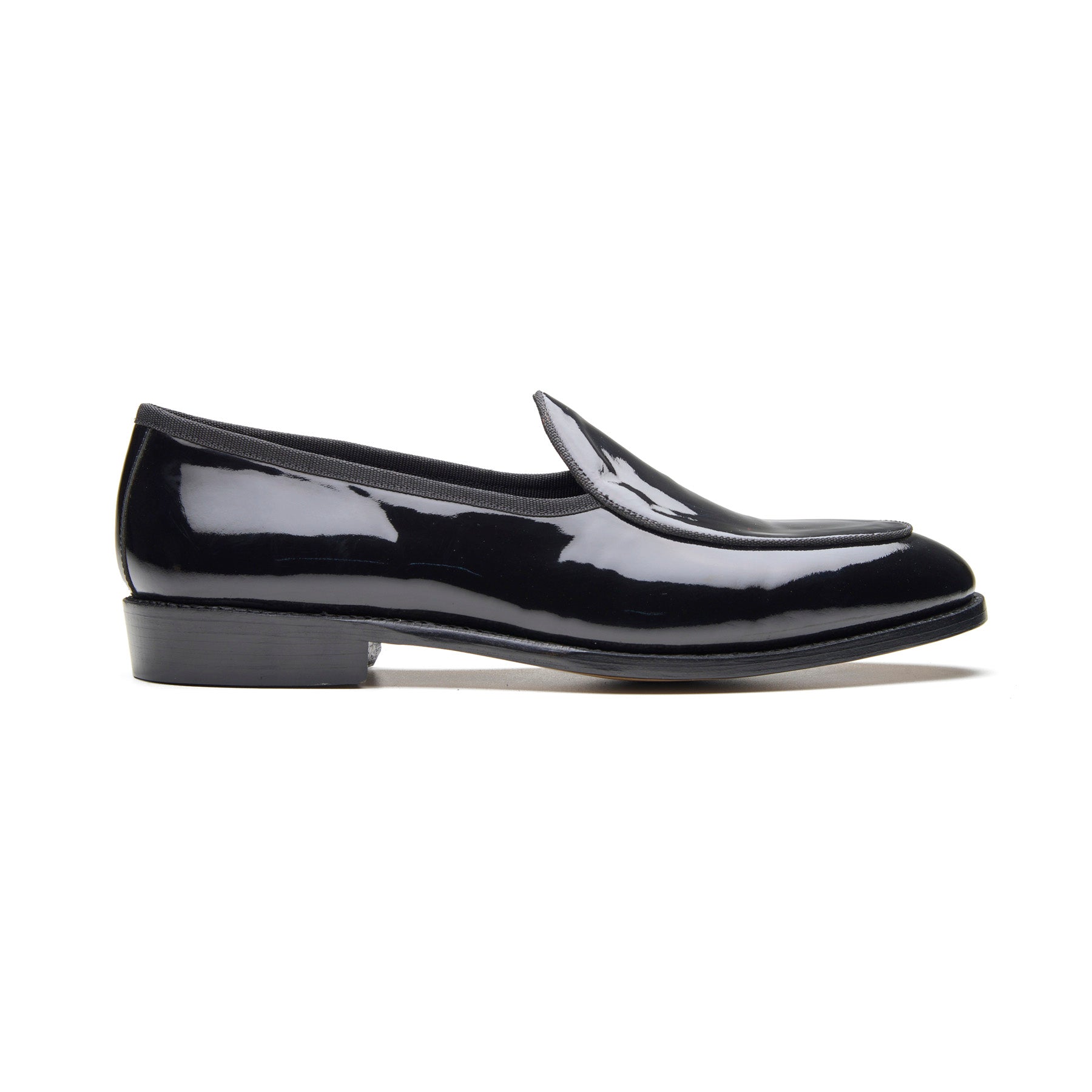 Jules, Belgian Loafer - Black Patent