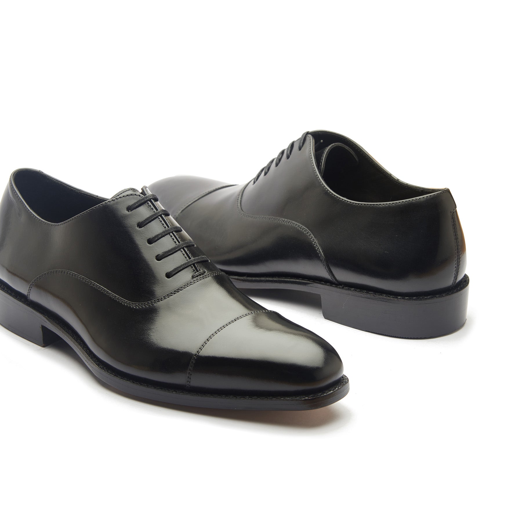 Oscar, Cap-toe Oxford - Black Aniline Calf | Classics