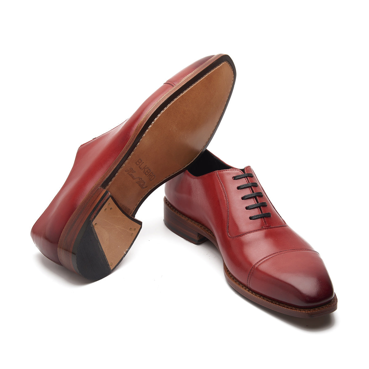 Adele, Adelaide Oxford - Carmine | Hand Welted | Summer Colors