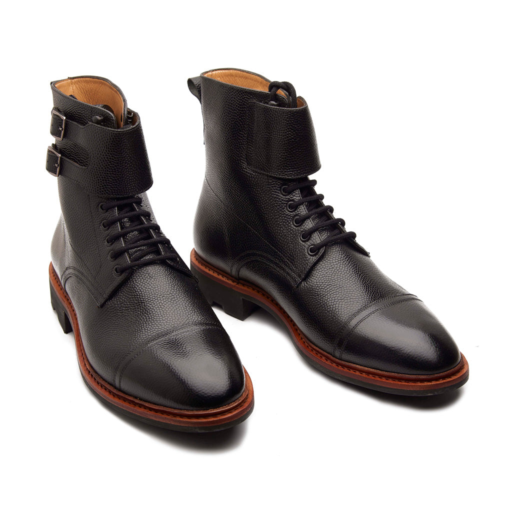Falcon Monk Strap Boot medial view