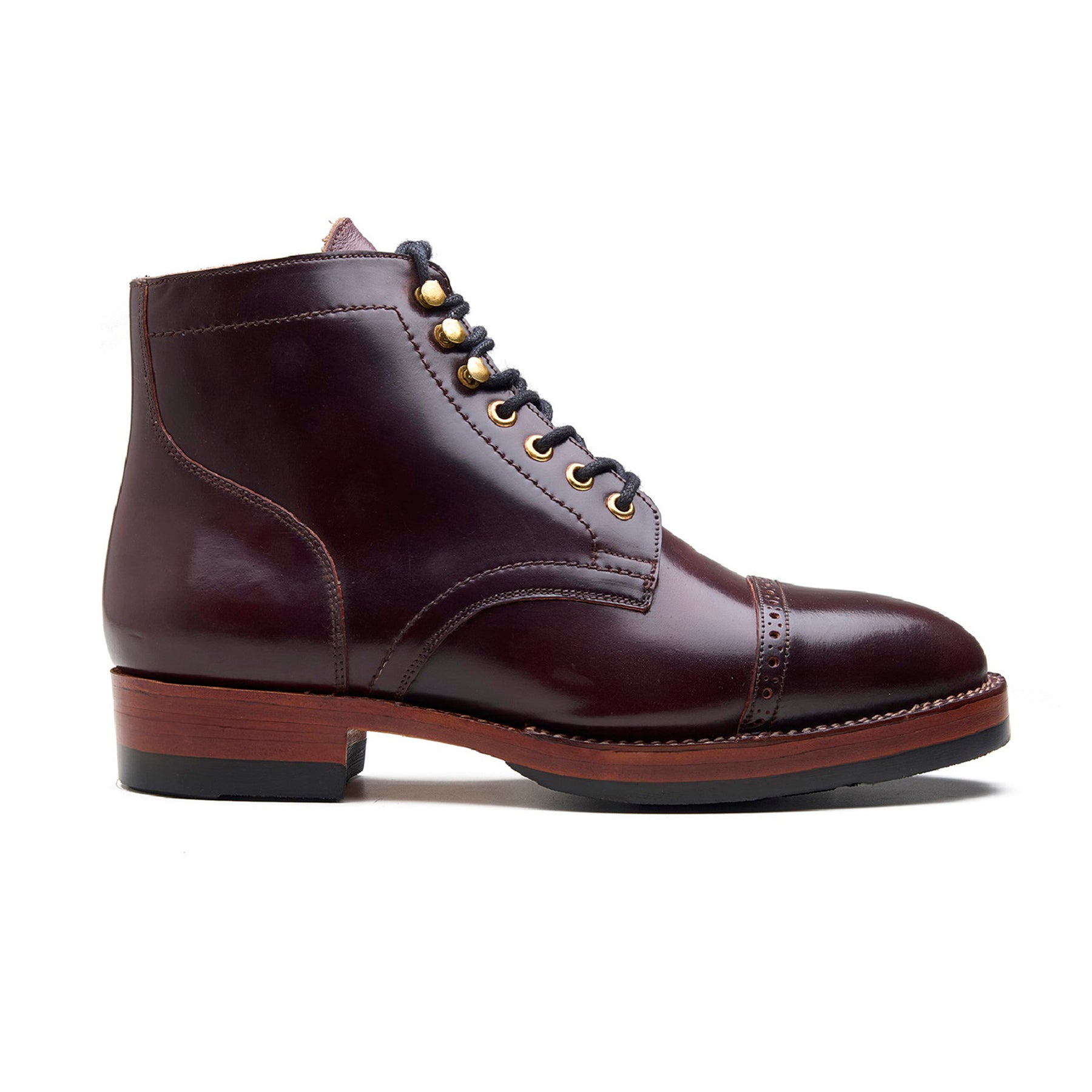 Luchador, Service Boot - Shell Cordovan Color #8 | Cordovan Series