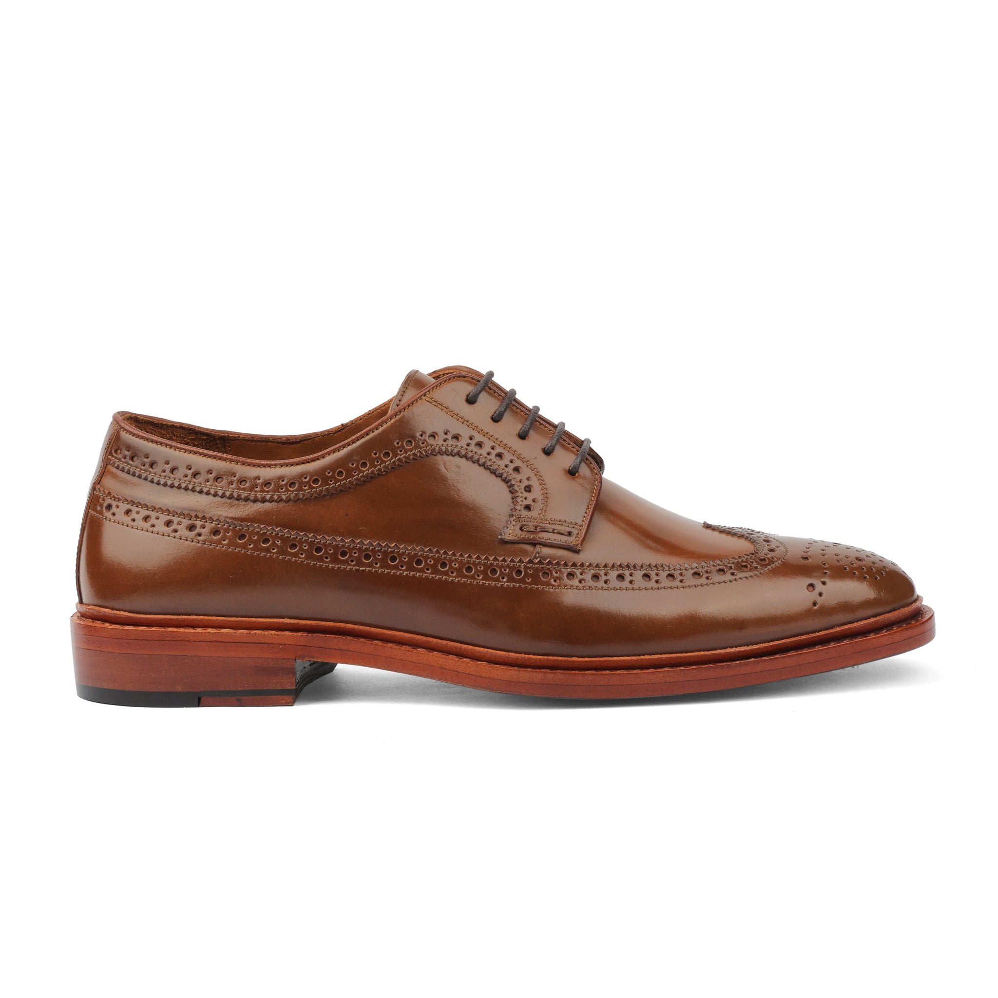Barrister, Longwing Blucher - Shell Cordovan Bourbon | Hand Welted Cordovan Series US 6.5 / EU 39 / UK 5.5 Barrister, Longwing Blucher - Shell Cordovan Bourbon | Hand Welted Cordovan Series US 6.5 / EU 39 / UK 5.5
