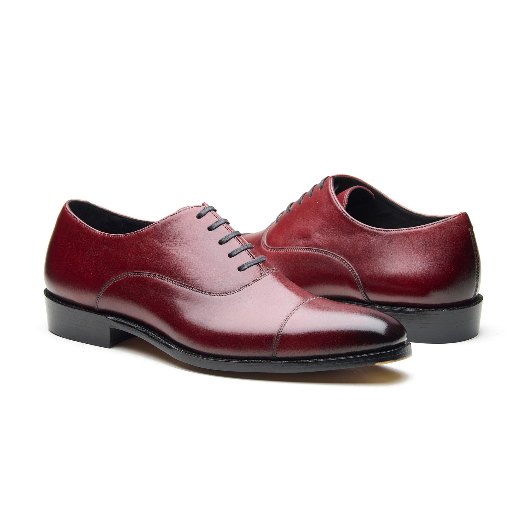 Oscar, Cap-toe Oxford - Carmine | Hand Welted | Classics Collection