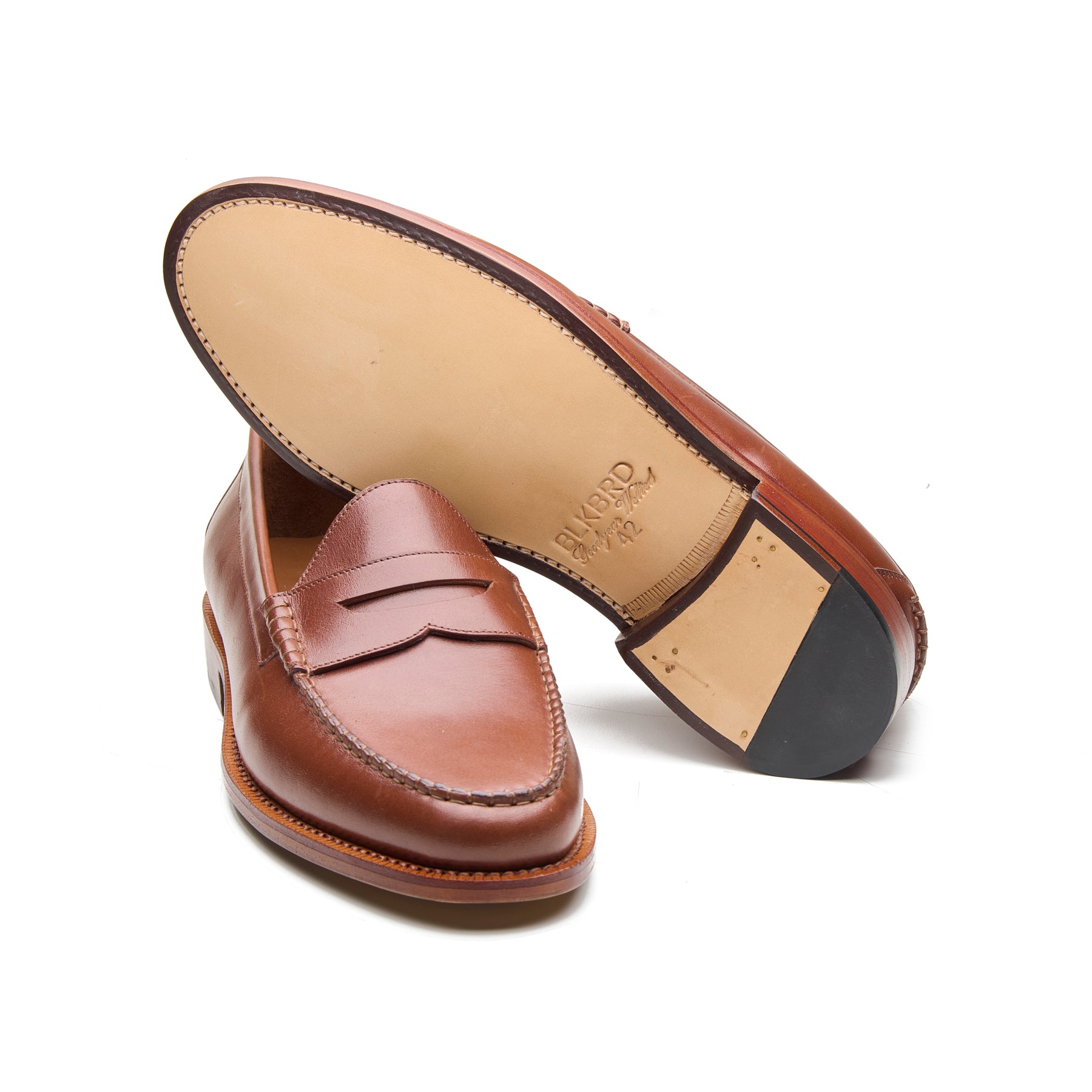 Azimut, The Ivy Loafer - Cognac Hidro Pullup | Goodyear Welted