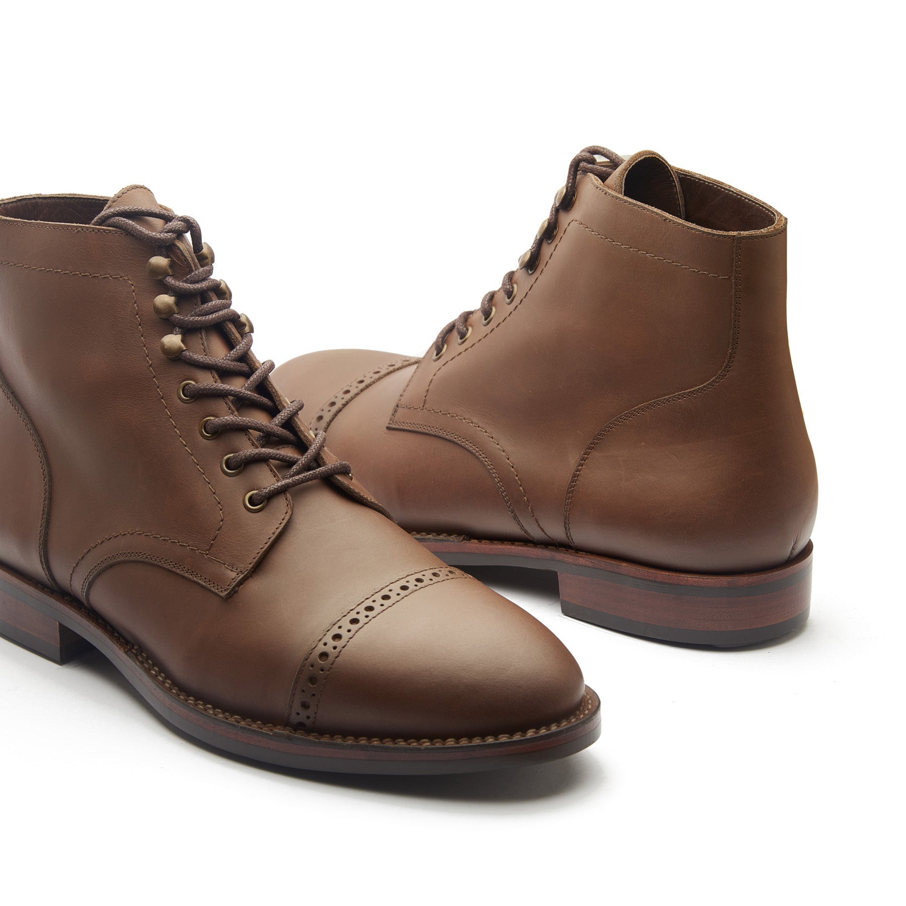 Luchador, Service Boot - Brown Waxy Pullup | Stitchdown Construction