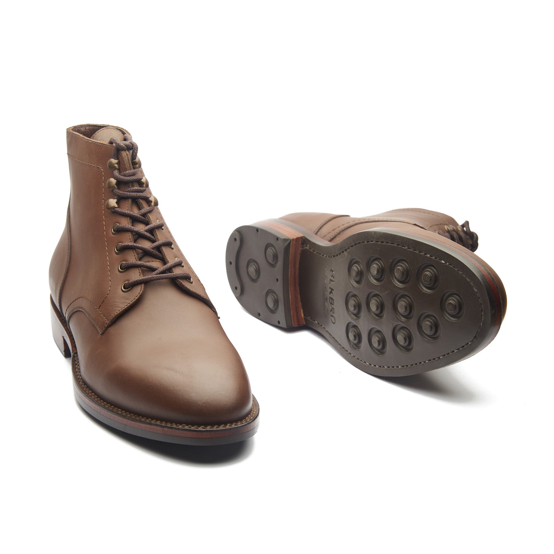 Rudiger, Service Boot - Brown Waxy Pullup | Stitchdown Construction