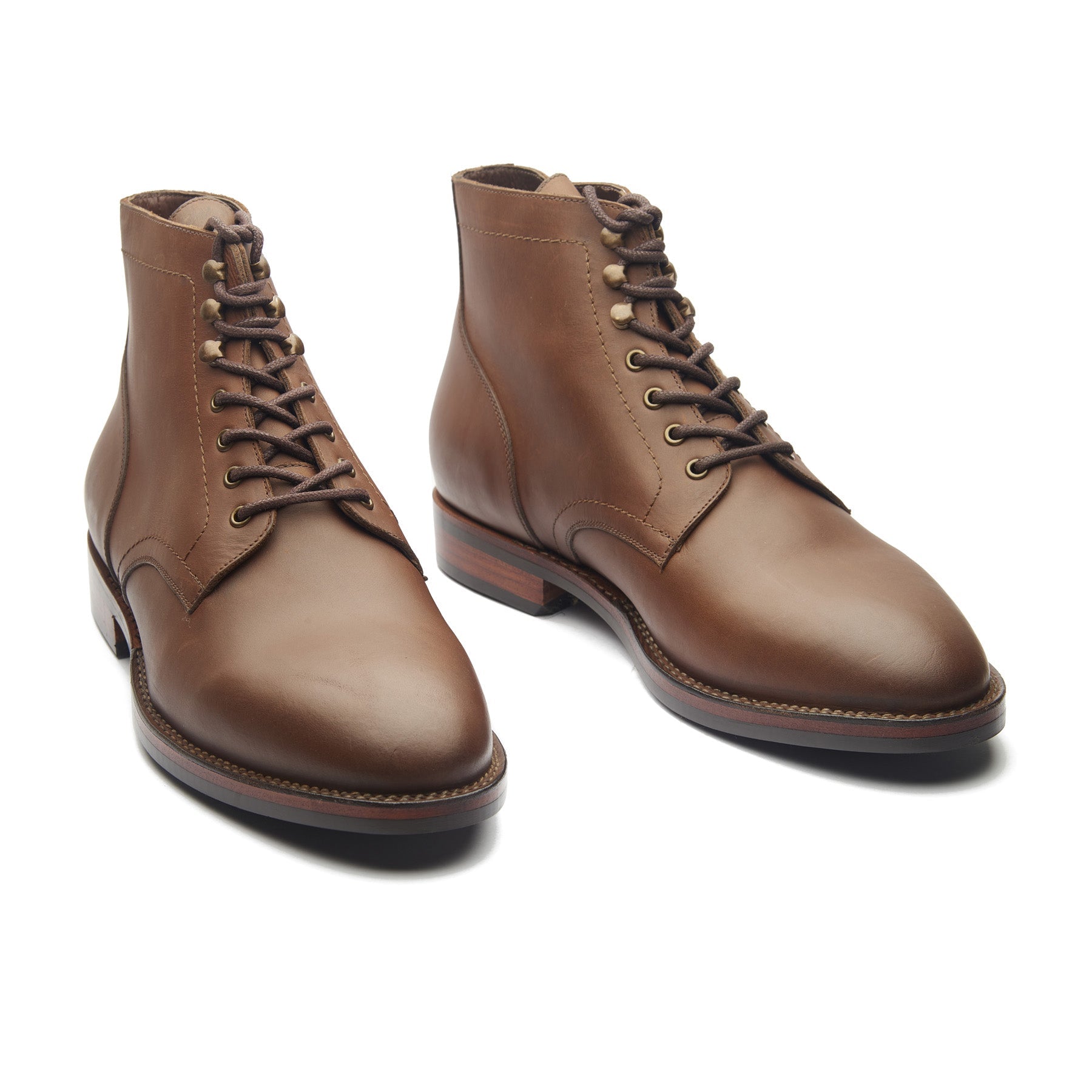 Rudiger, Service Boot - Brown Waxy Pullup | Stitchdown Construction