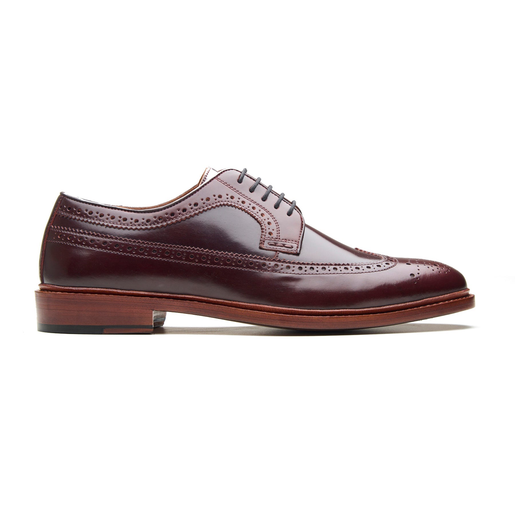 Barrister, Longwing Blucher - Shell Cordovan Color 8 | Cordovan Series