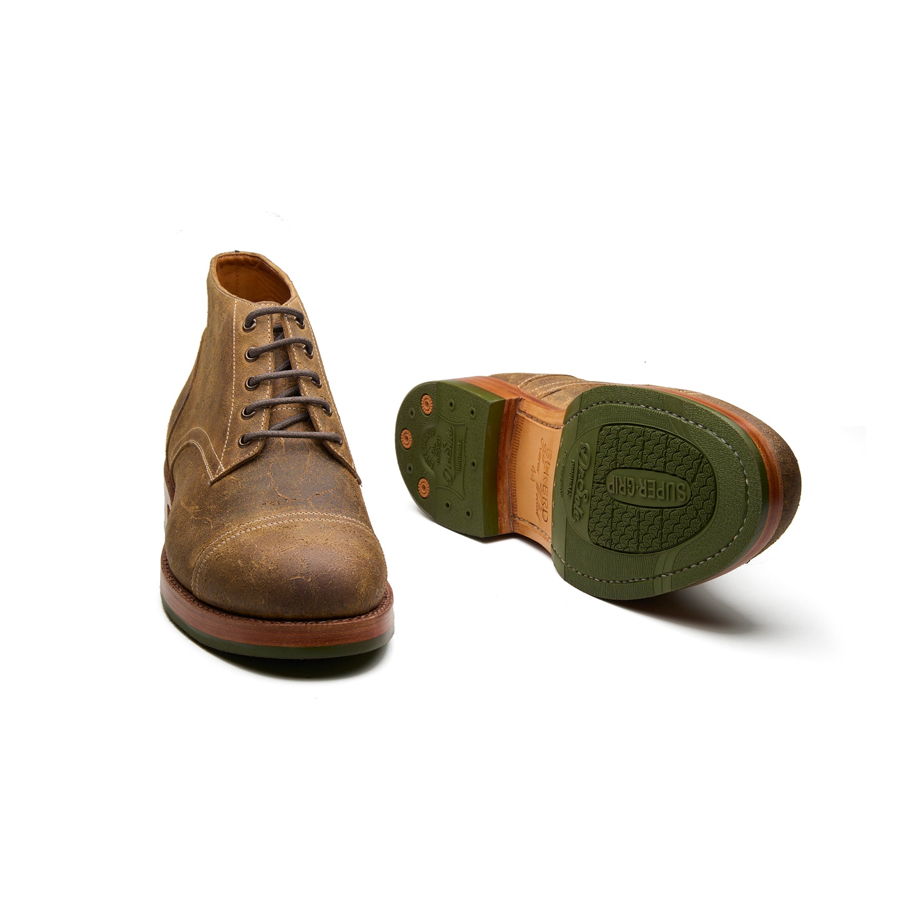 Walberg-X, 5 Eyelet Chukka Boot - Teak Waxy Mohawk