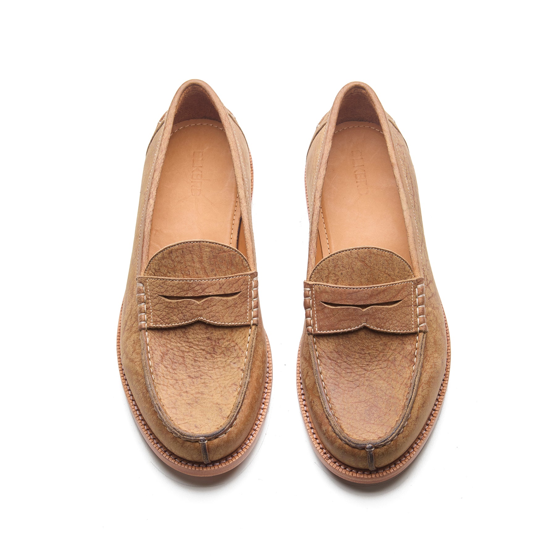 Niagara, Norwegian Split Toe Loafer - Tan Kudu Waxy | Goodyear Welted