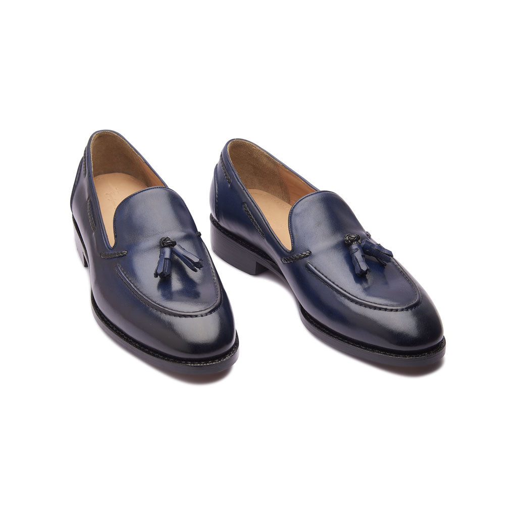Royce, Goodyear welted Tassel Loafer lateral view
