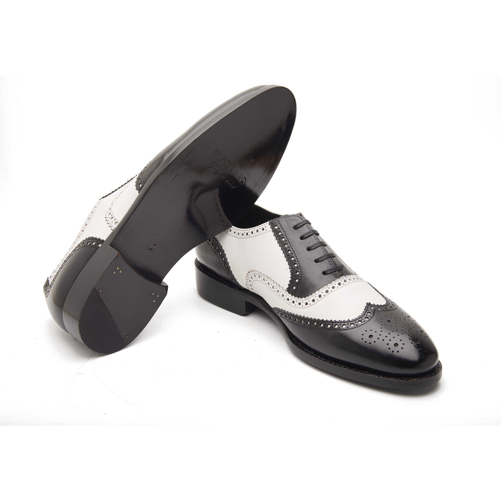 Specter, Spectator Shoes - Noir Blanc | Hand Welted | Classics Collection