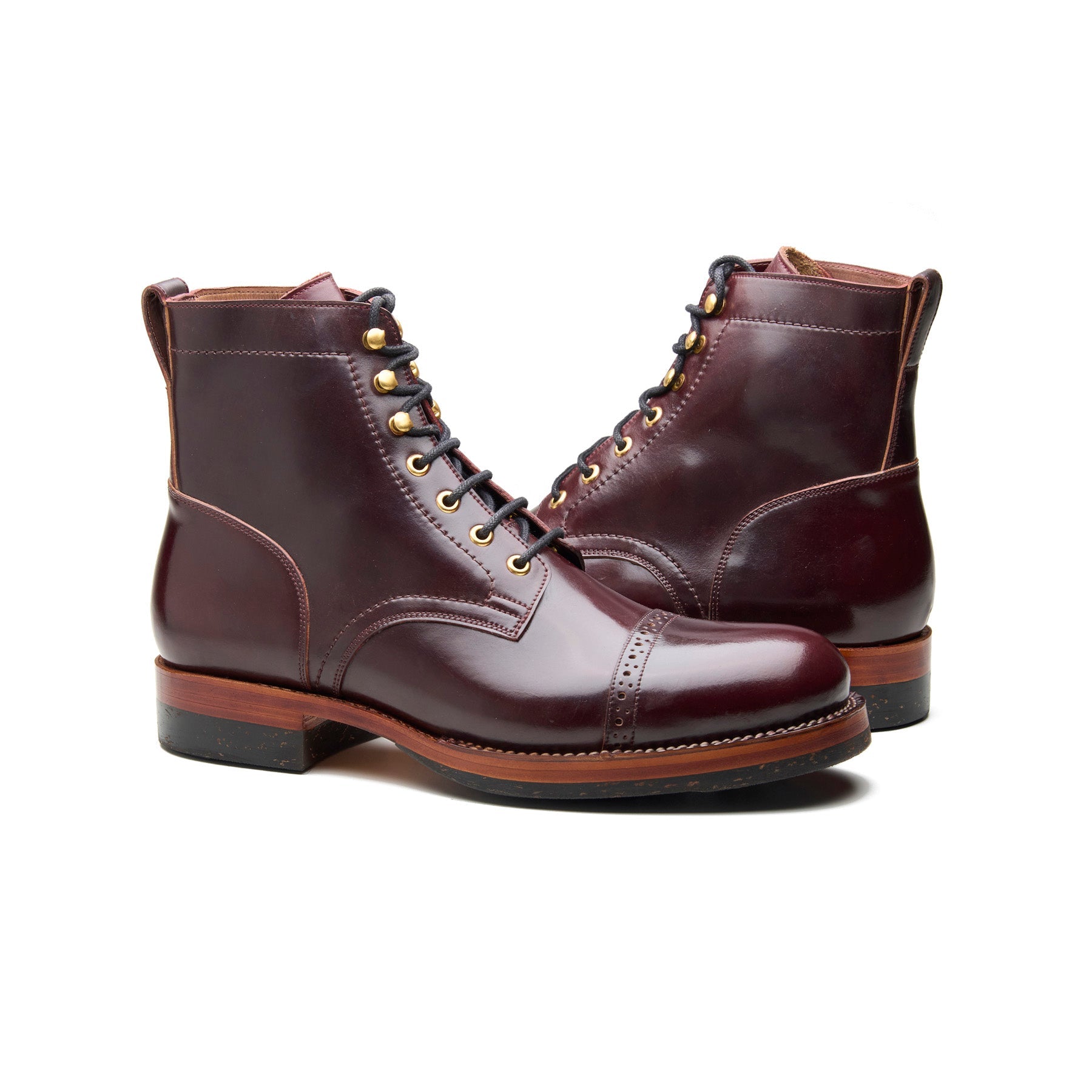 Luchador-Z, Service Boot - Horween Shell Cordovan Color 8 | Cordovan Series