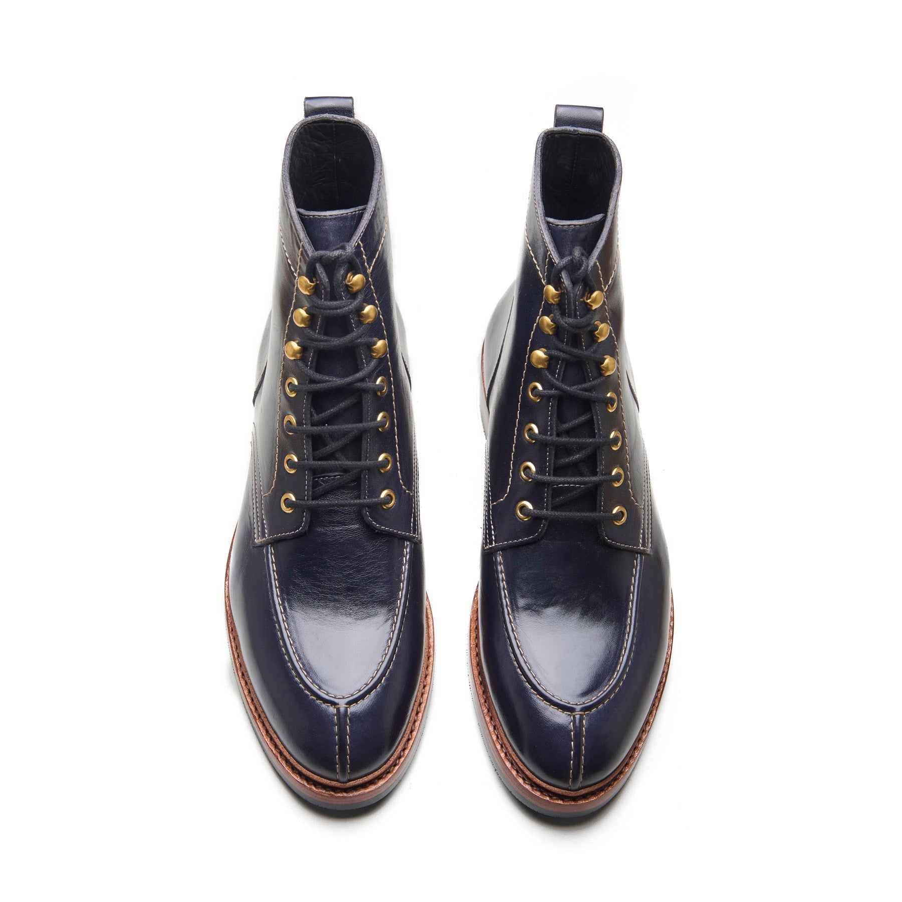Fred, Norwegian Toe Boot - Navy Horserump | Boots 3.0