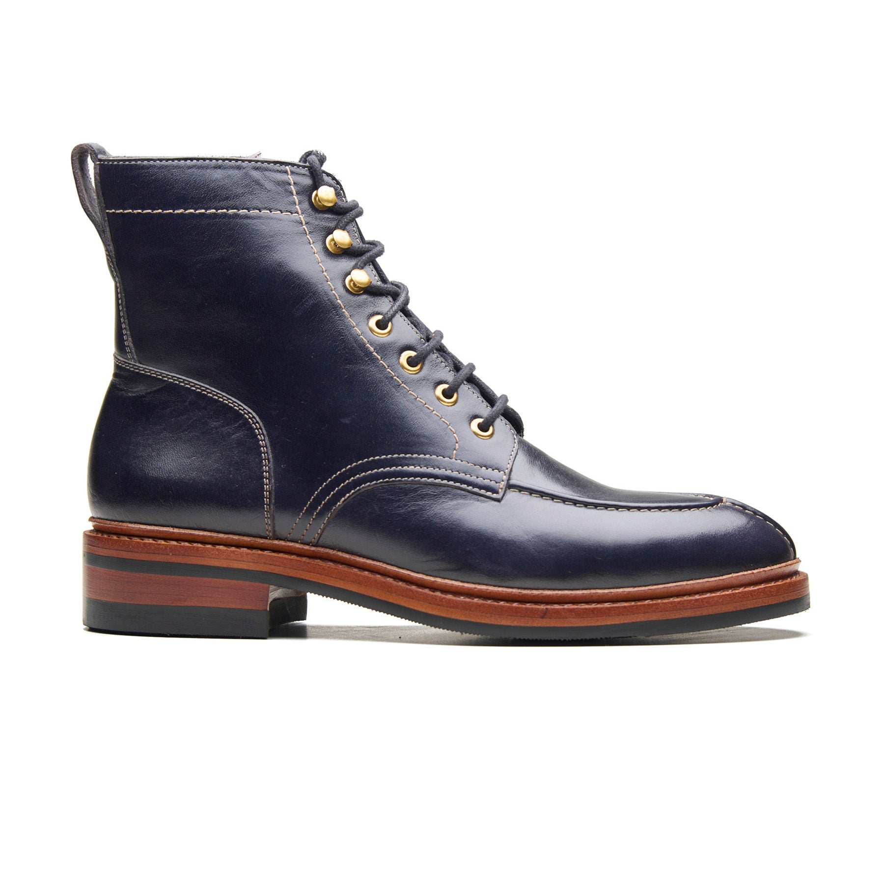 Fred, Norwegian Toe Boot - Navy Horserump | Boots 3.0 US 7 / EU 39.5 / UK 6 Fred, Norwegian Toe Boot - Navy Horserump | Boots 3.0 US 7 / EU 39.5 / UK 6