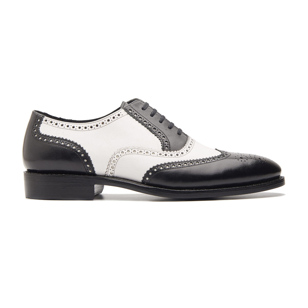 Specter, Spectator Shoes - Noir Blanc | Hand Welted  display picture 2