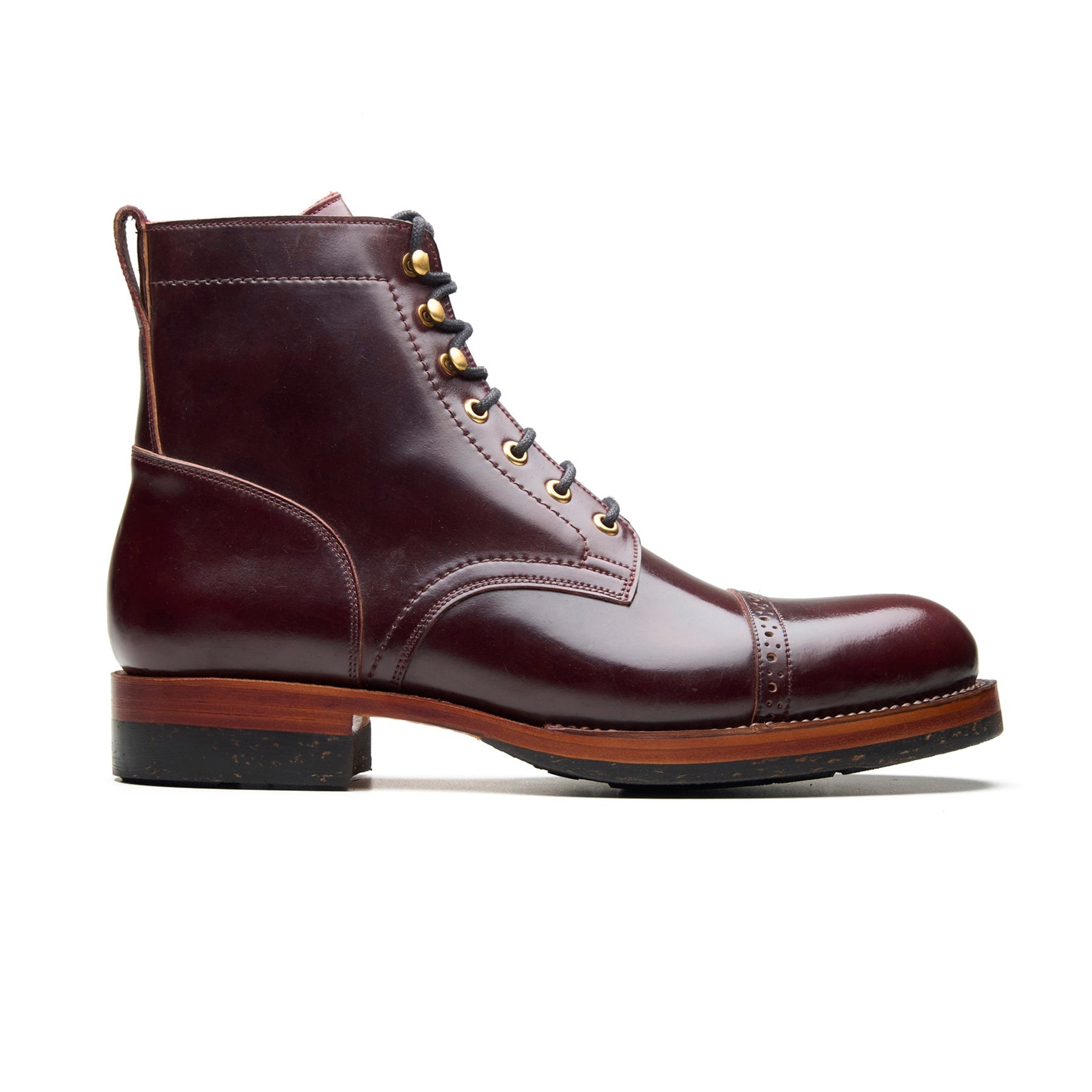 Luchador-Z, Service Boot - Horween Shell Cordovan Color 8 | Cordovan Series