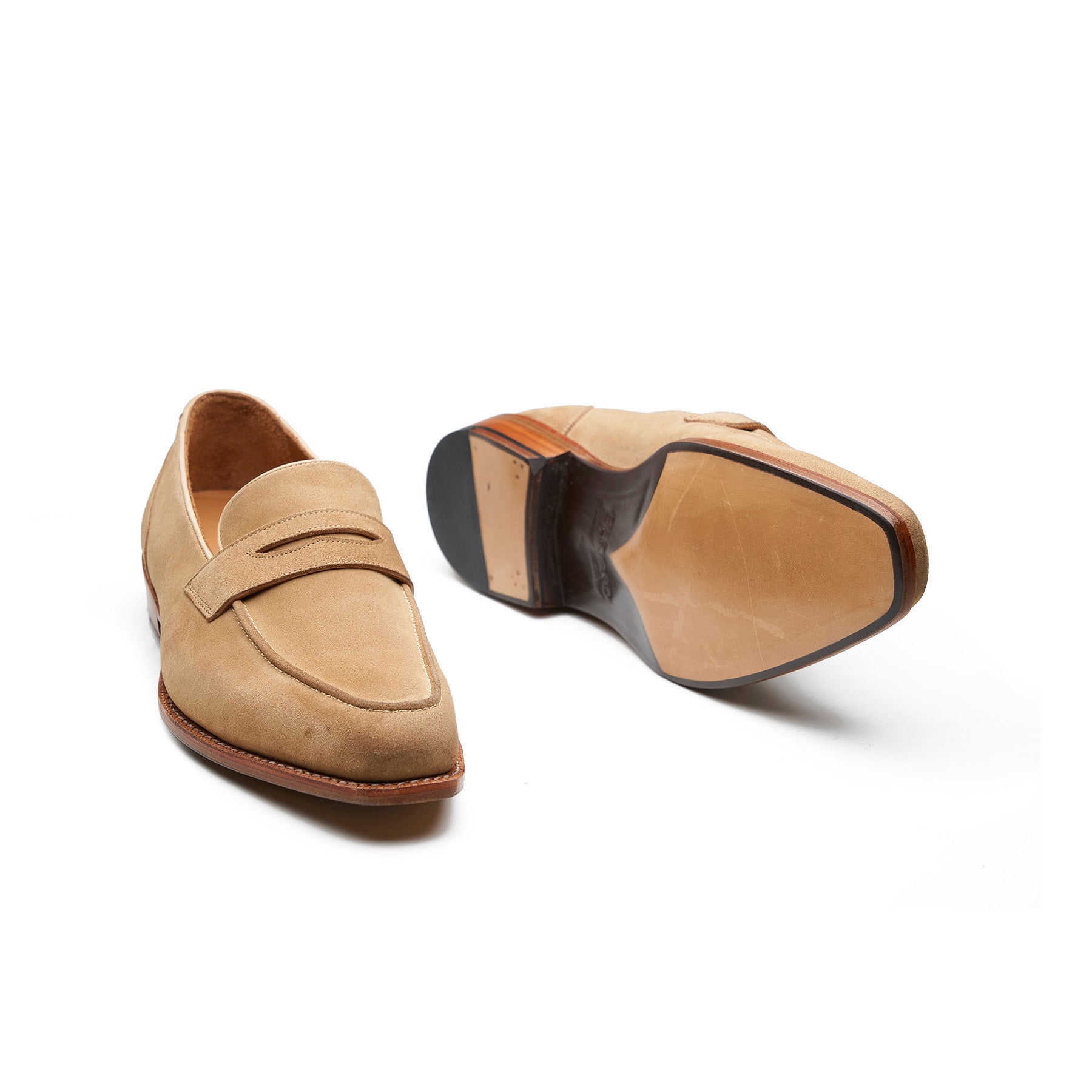 Rocco, Penny Loafer - Castorino Suede Cashew | Summer Classics
