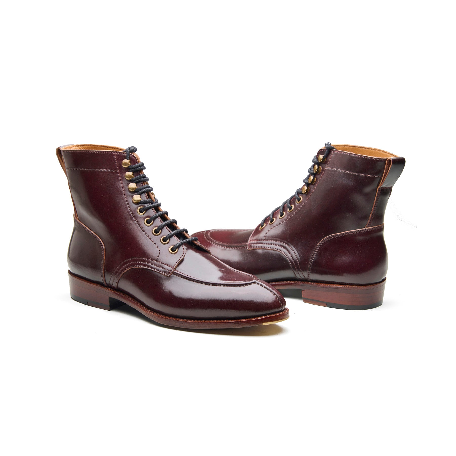 Fred, Norwegian Toe Boot - SHELL CORDOVAN COLOR#8 | CORDOVAN SERIES