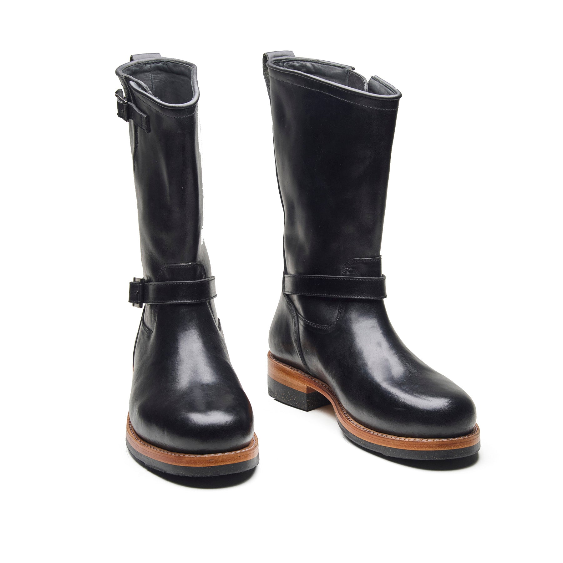 The Sentinel, Engineer Boot - Black Horserump | Boots 3.0