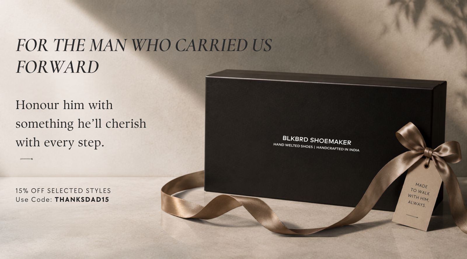 For The Man Who Carried Us Forward