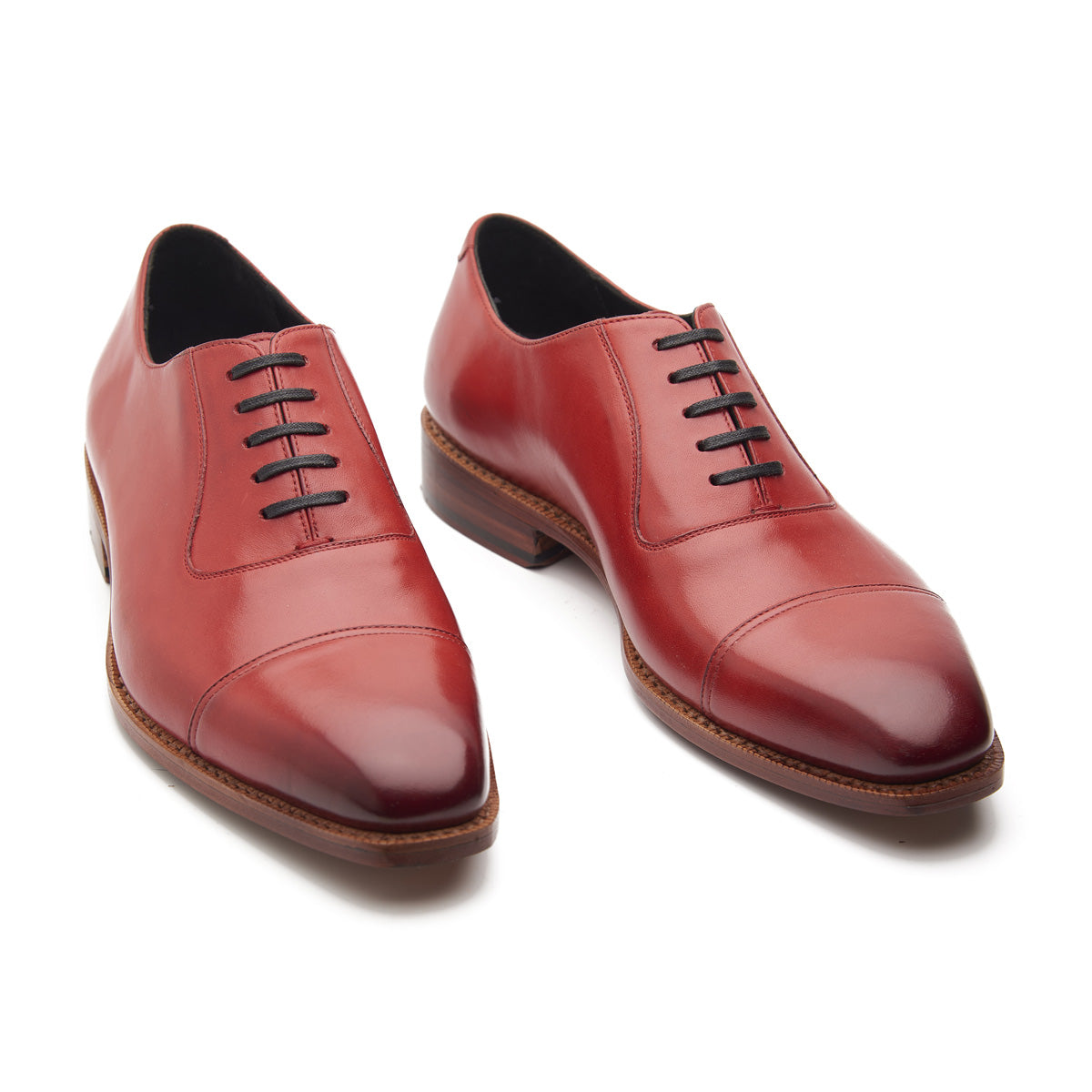 Adele, Adelaide Oxford - Carmine | Hand Welted | Summer Colors