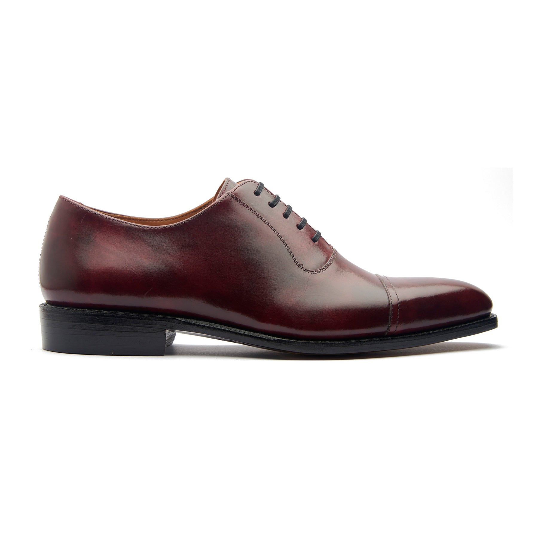 Adele, Adelaide Oxford - Burgundy Museum Calf | Hand Welted Contemporary Classics