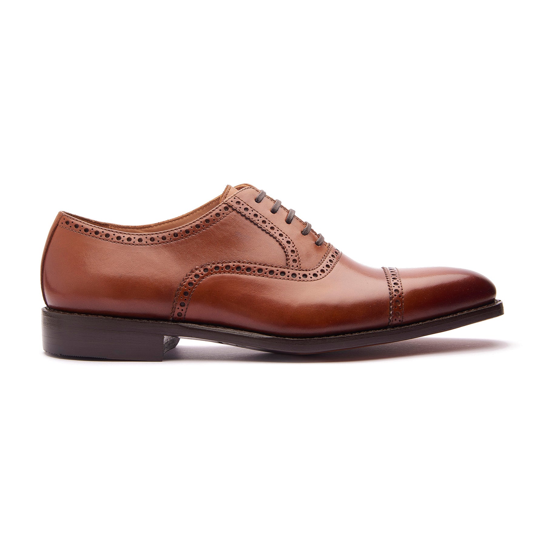 Bemer, Quarter Brogue Oxford - Cognac | Hand Welted Classics Collection