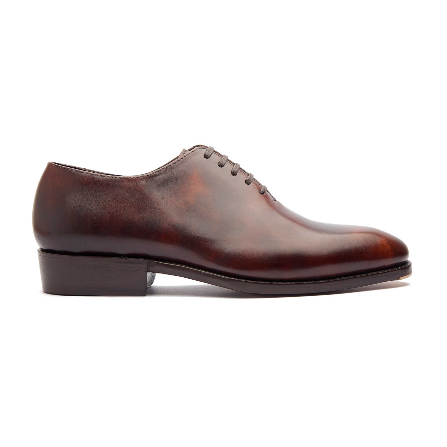 Constance-X, True Seamless Whole-Cut, Hand Welted - Chestnut Museum Calf