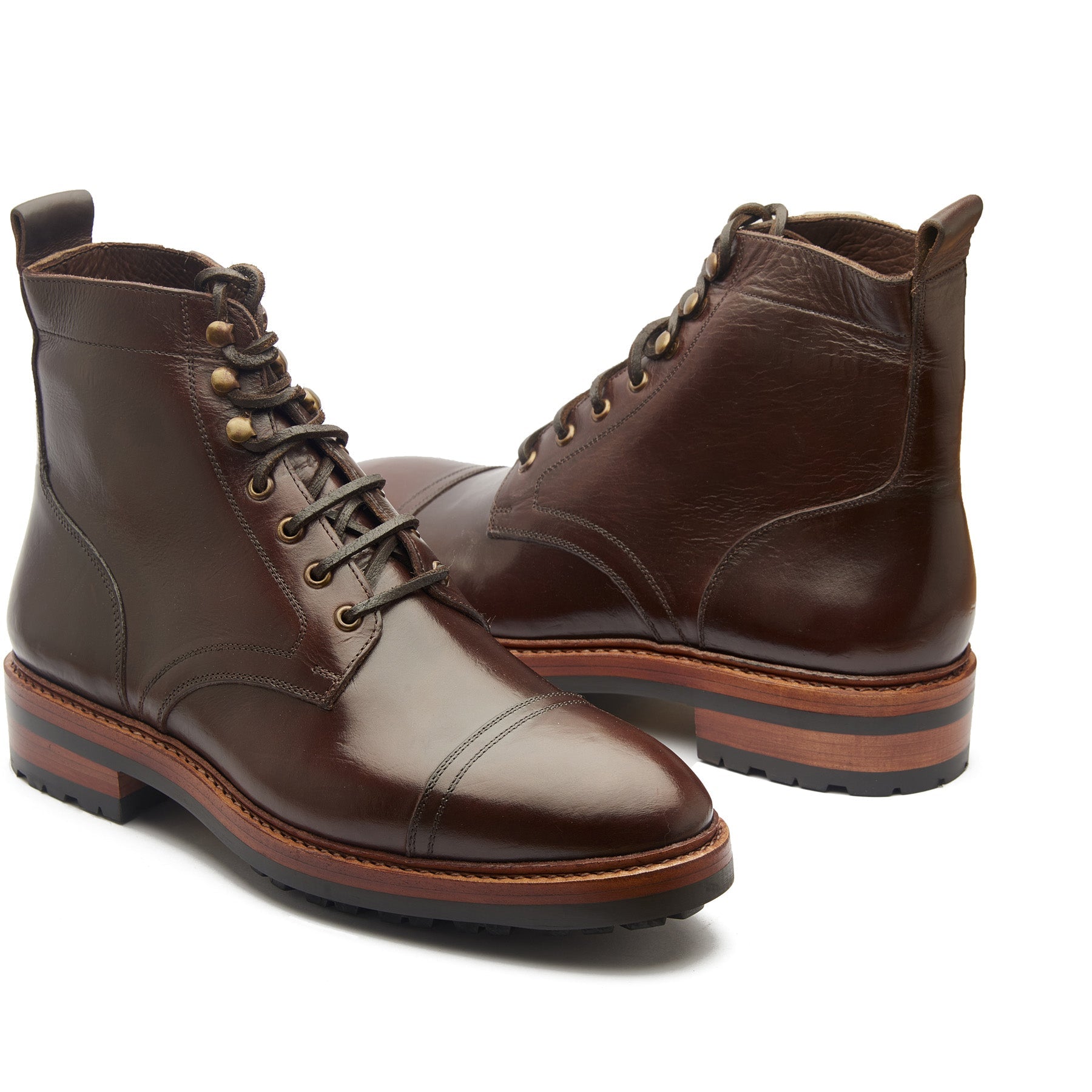 Dixon, Cap-Toe Derby Boot - Chromexcel Brown | Hand Welted Service Boots