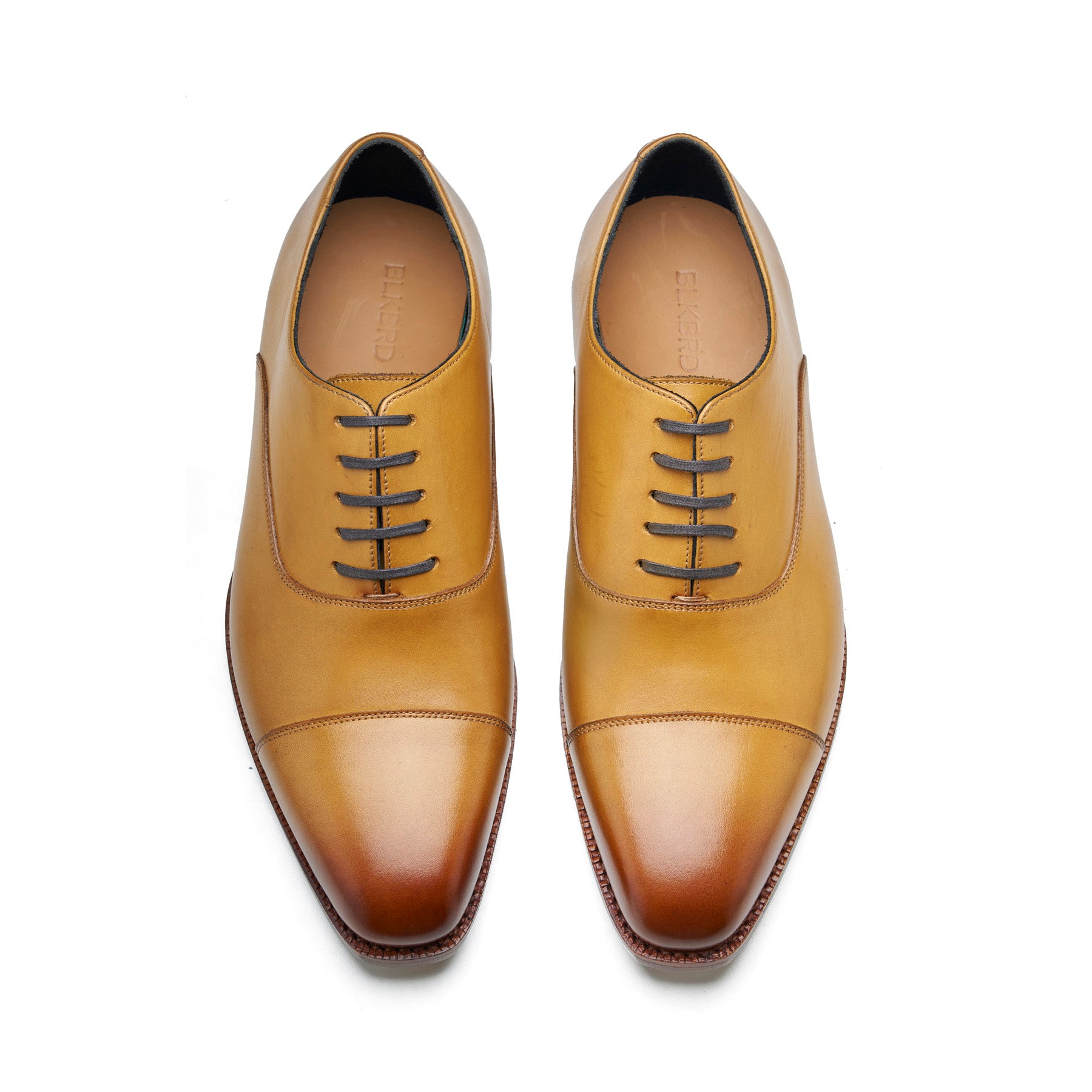 Oscar, Cap-toe Oxford - Mustard | Hand Welted | Classics Collection