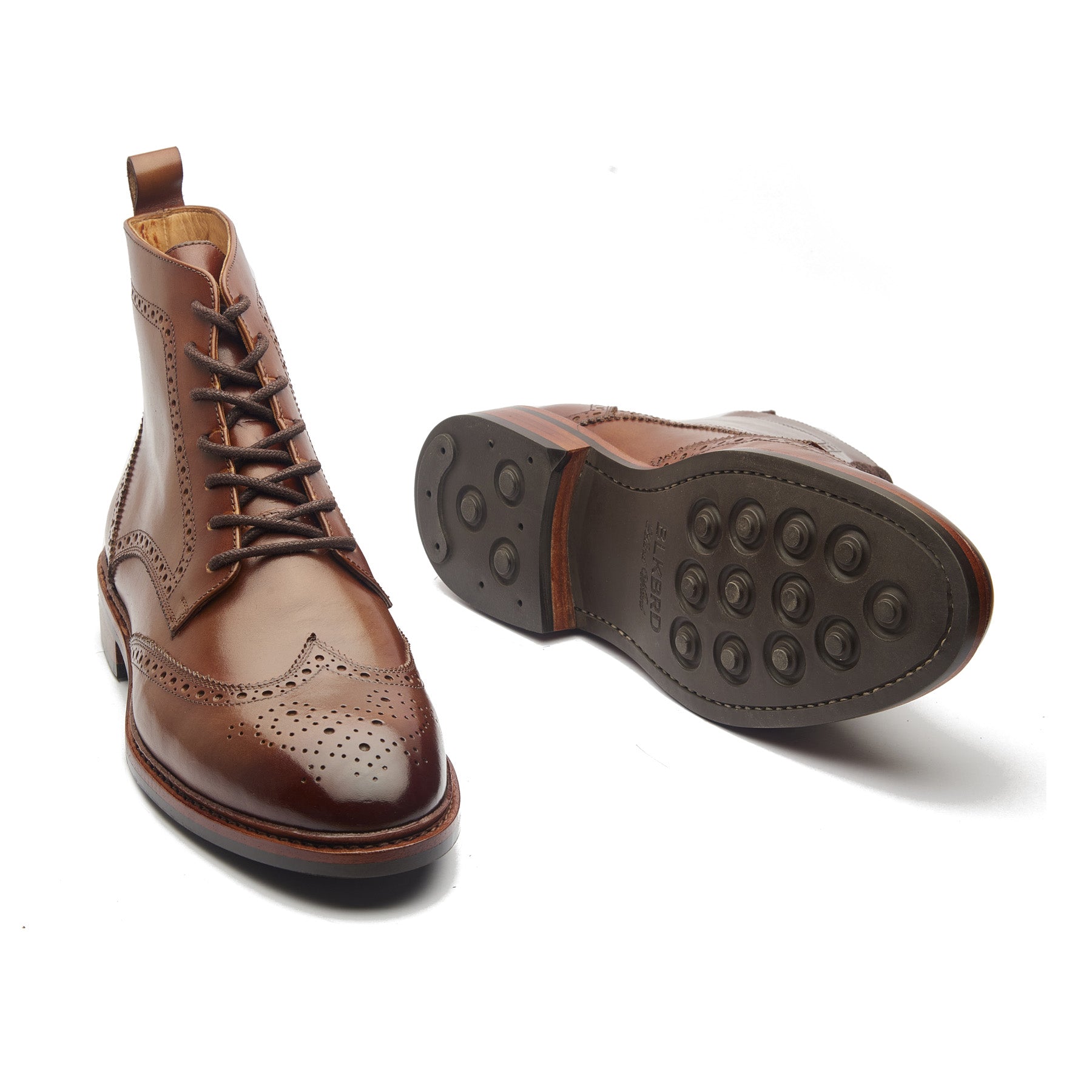 Lewinsky, Wingtip Derby Boot - Walnut Tan | Hand-welted Classics Colle