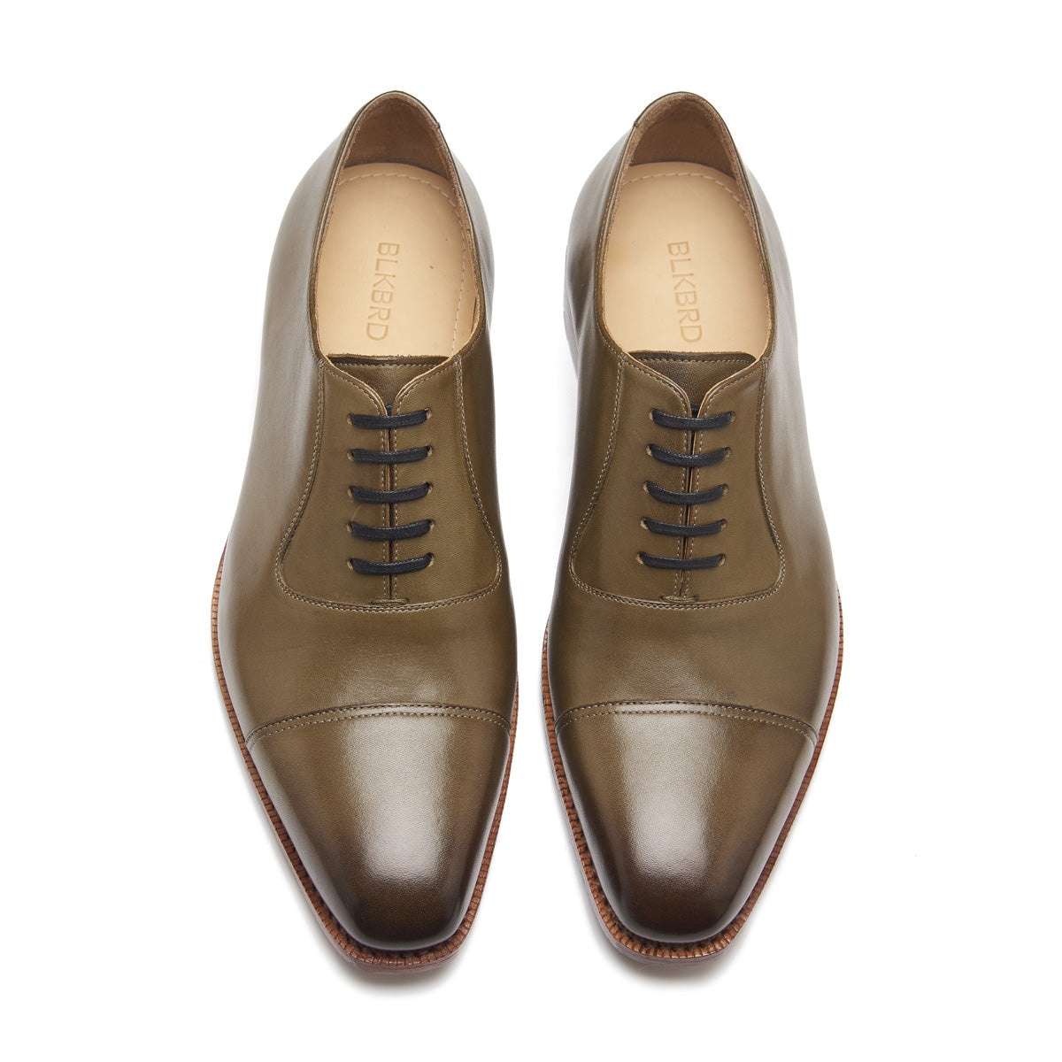 Adele, Adelaide Oxford - Olive | Hand Welted | Summer Colors