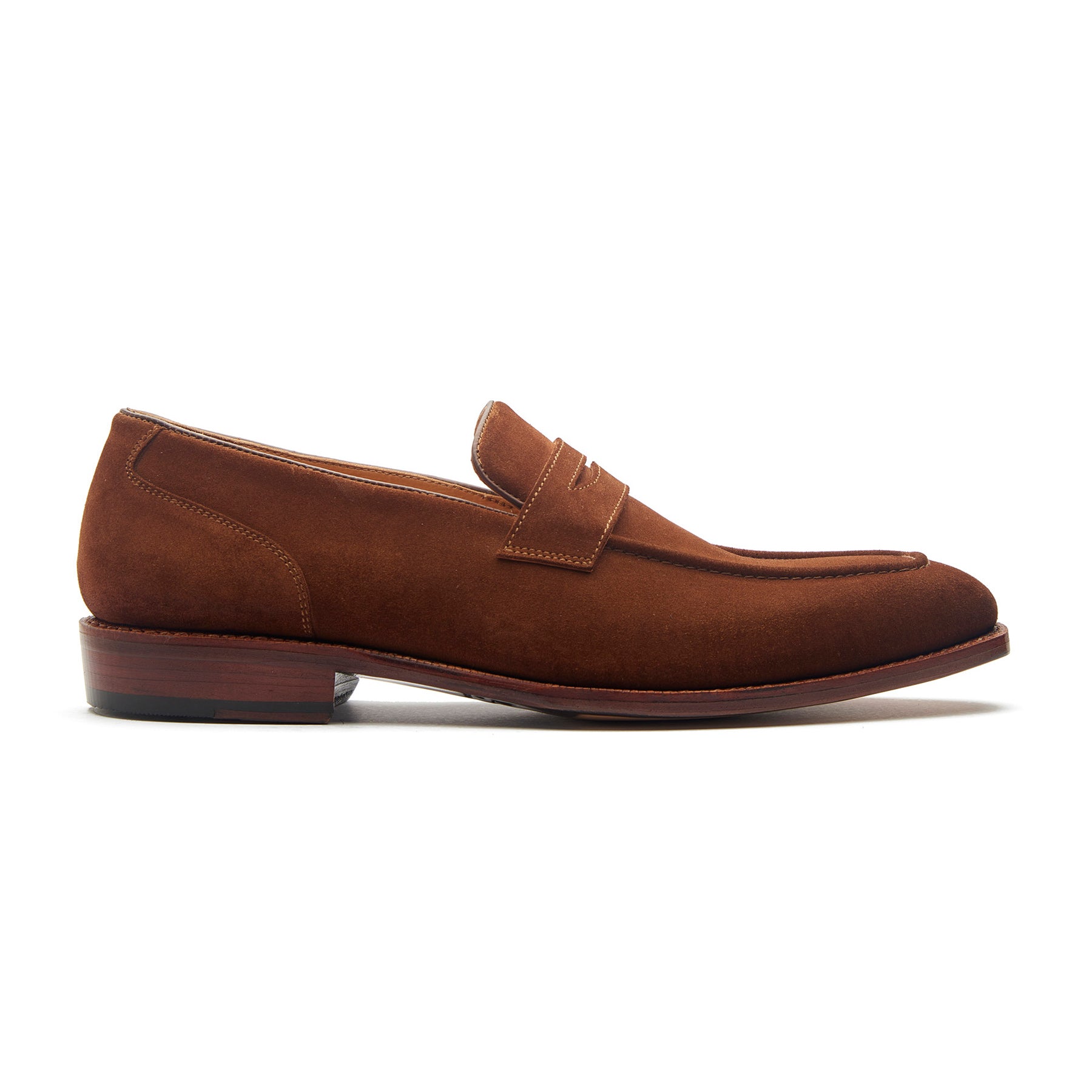 Rocco, Penny Loafer - Castorino Suede French Brown | Summer Classics